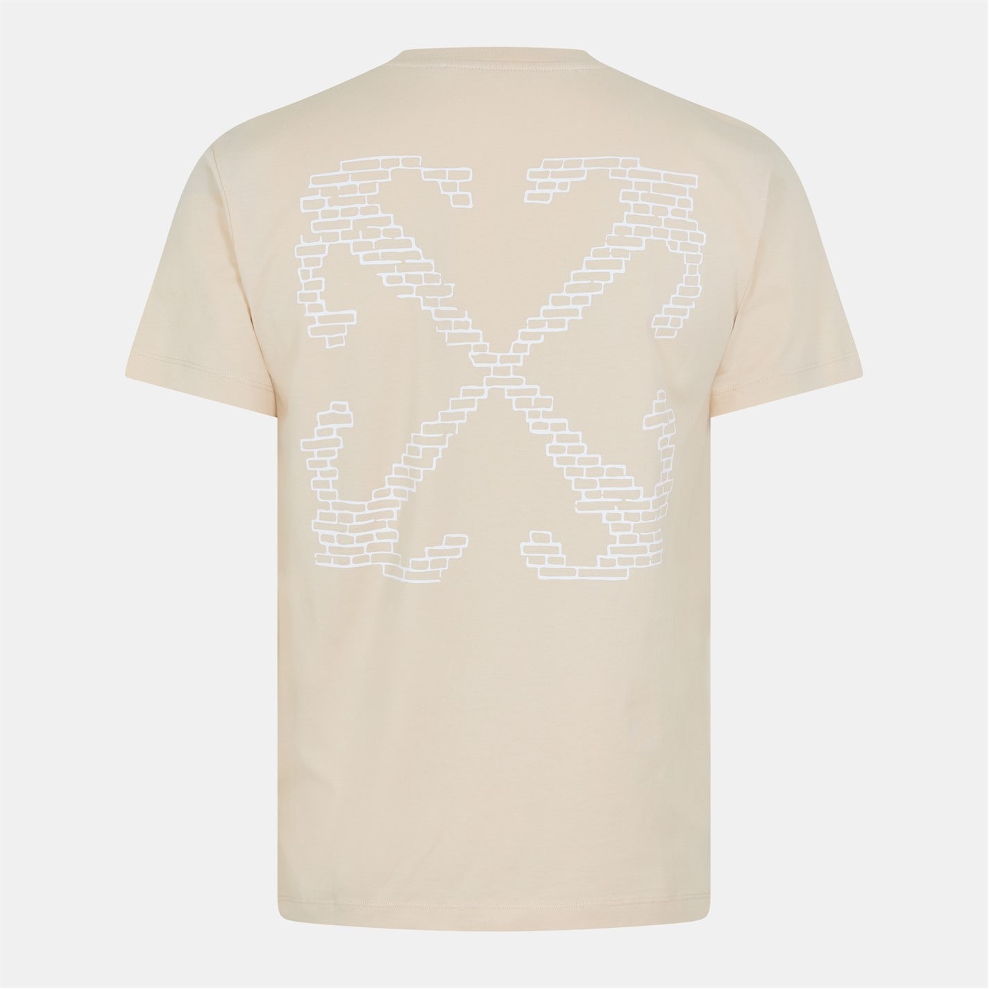 OFF WHITE | Men's Brick Arrow Crew Neck Short Sleeve T-Shirt