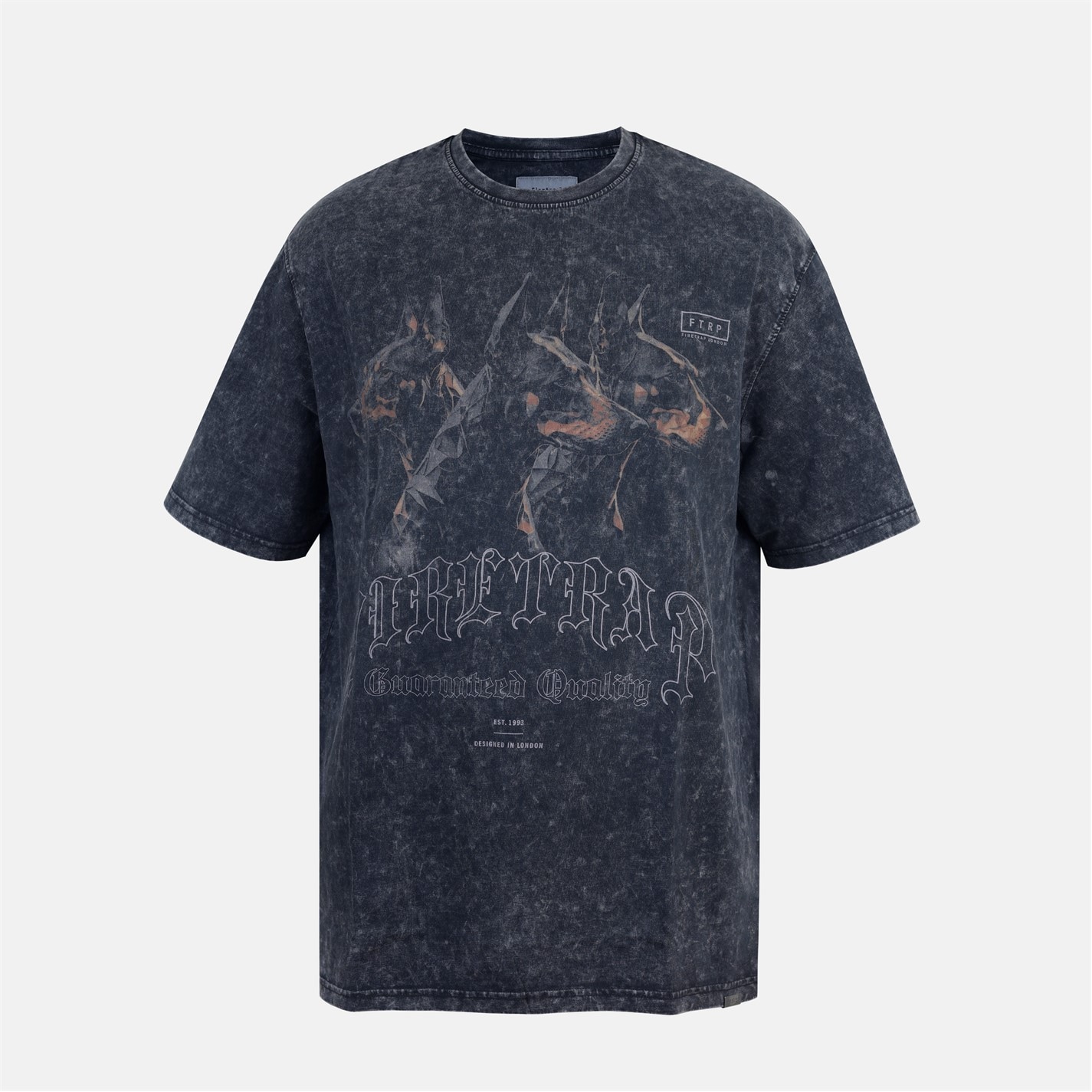 Firetrap | Men's Acid Wash Oversized T-Shirt | Oversized T-Shirts