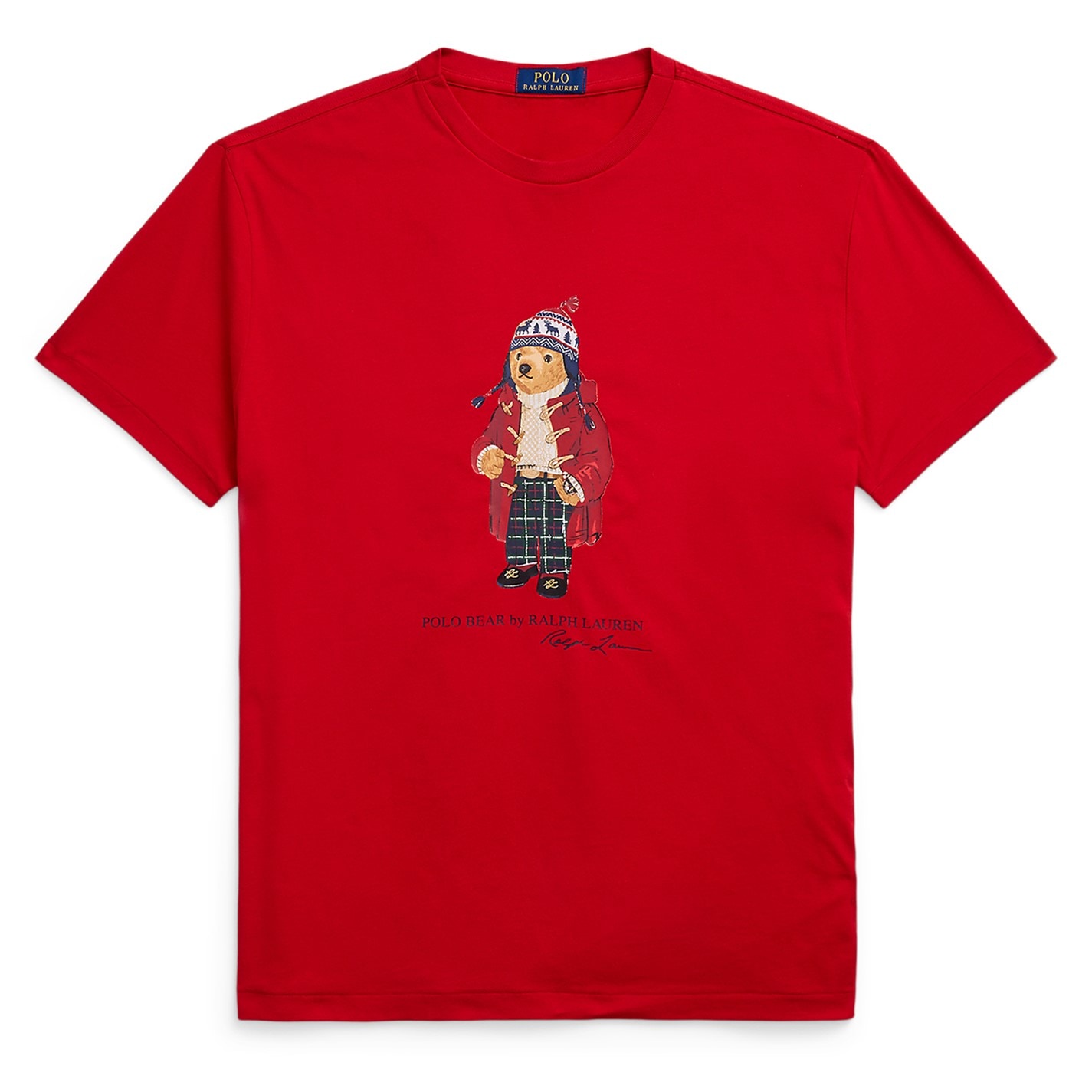 Polo Ralph Lauren Classic Fit Polo Bear T-Shirt Red Hol Bear