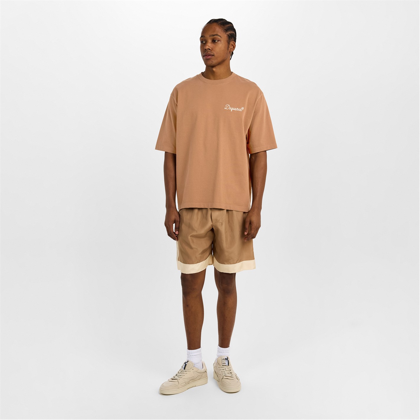 DSQUARED2 | Men's DSQ Signature Oversized T-Shirt | Chocolate