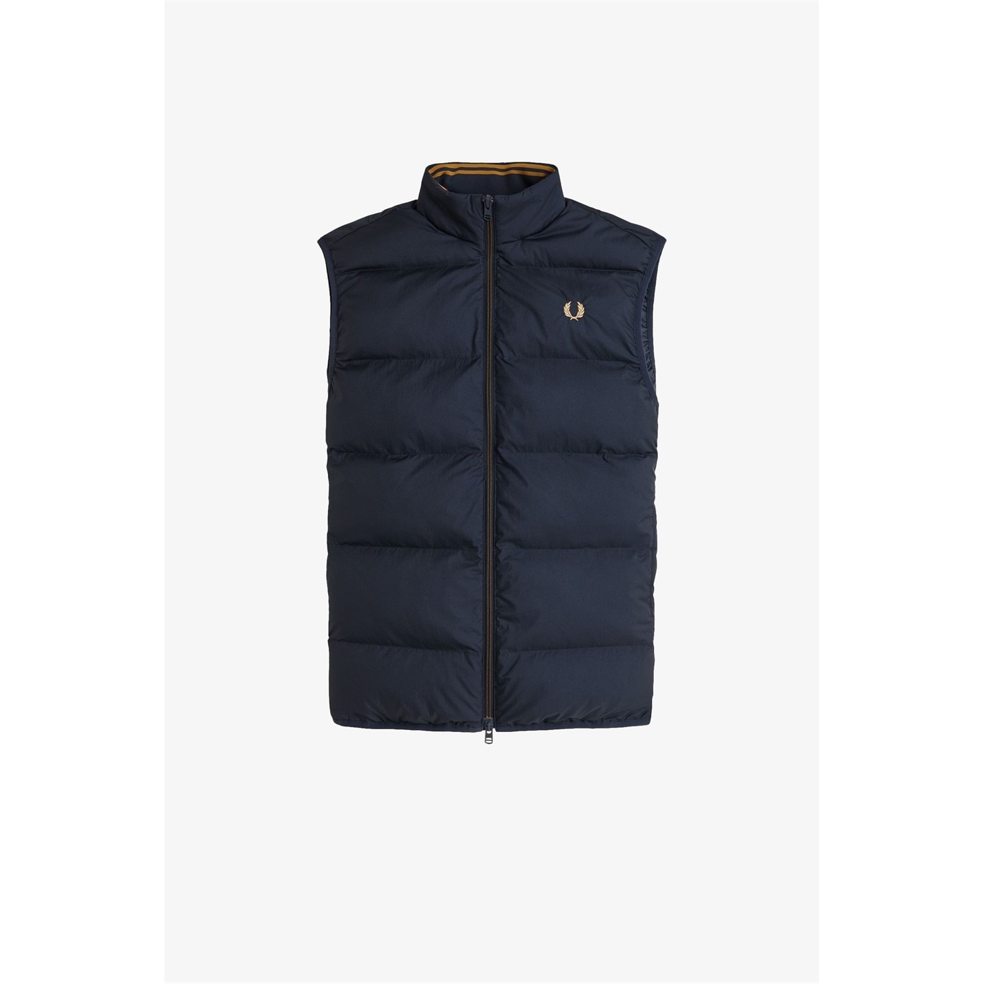 Fred Perry | Men's Insulated Quilted Gilet | Navy 608 | FRASERS