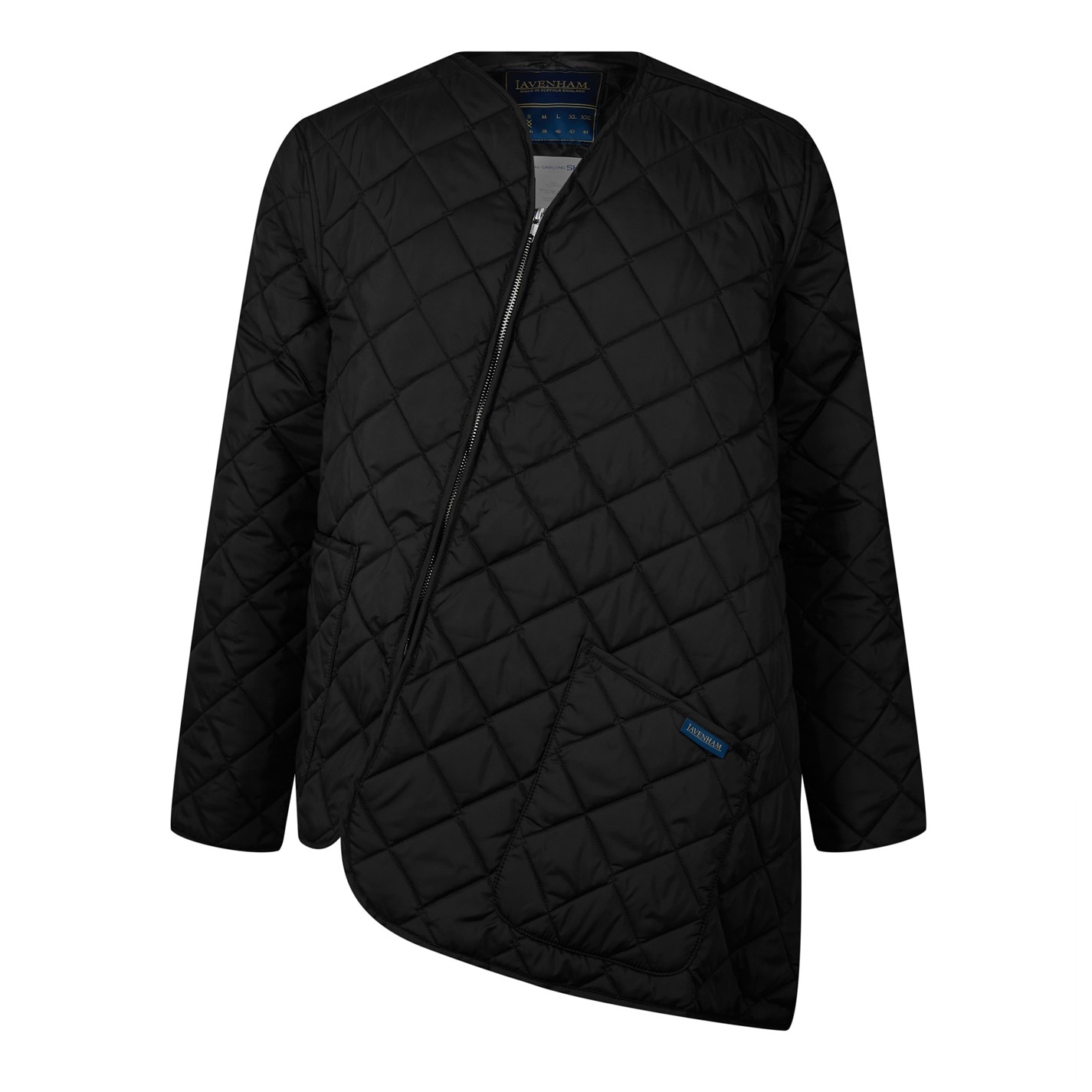 COMME DES GARCONS SHIRT Asymmetrical Quilted Jacket