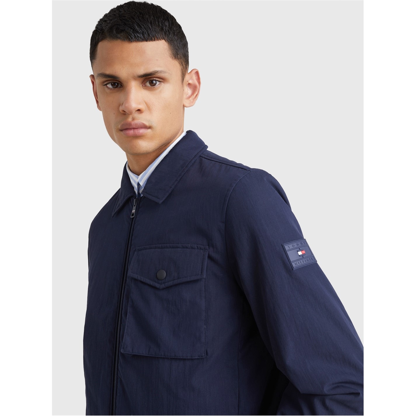 TOMMY HILFIGER Tech Woven Shirt Jacket Overshirts FRASERS