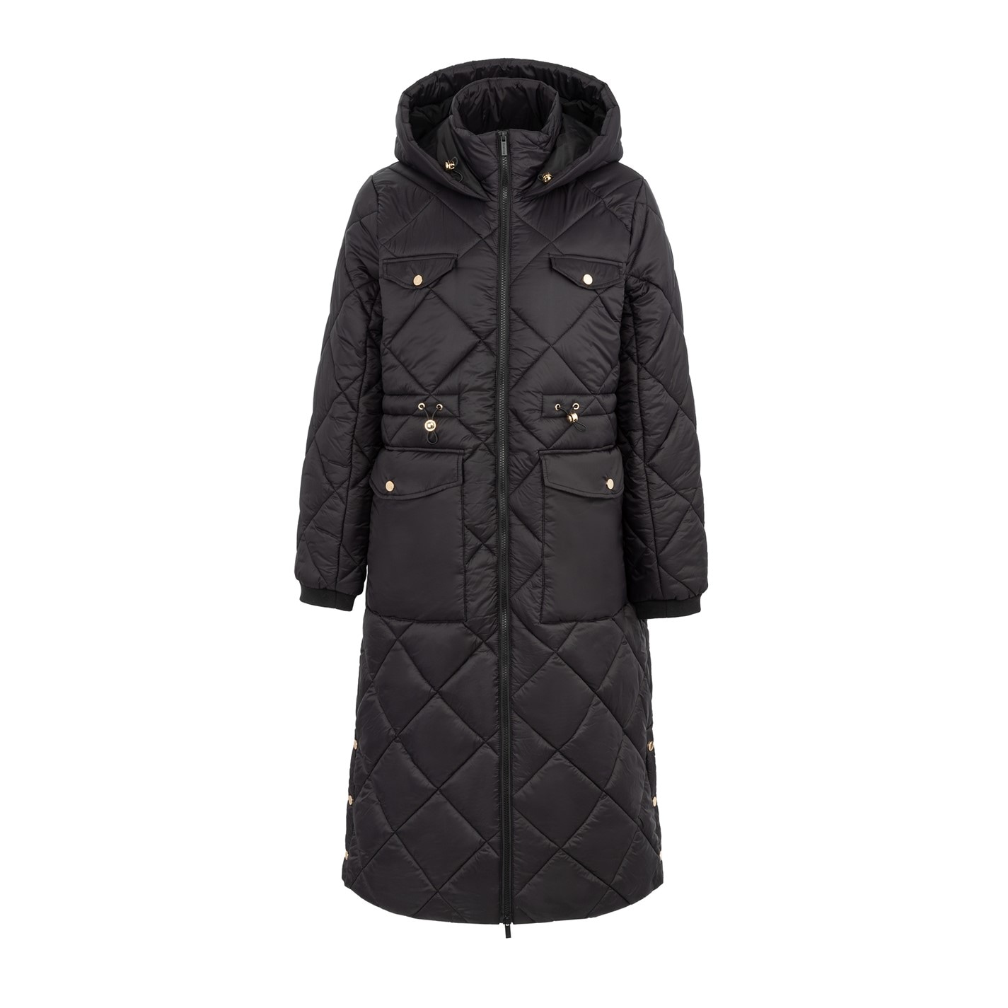 Firetrap Quilted Jacket Womens Black FRASERS Ireland