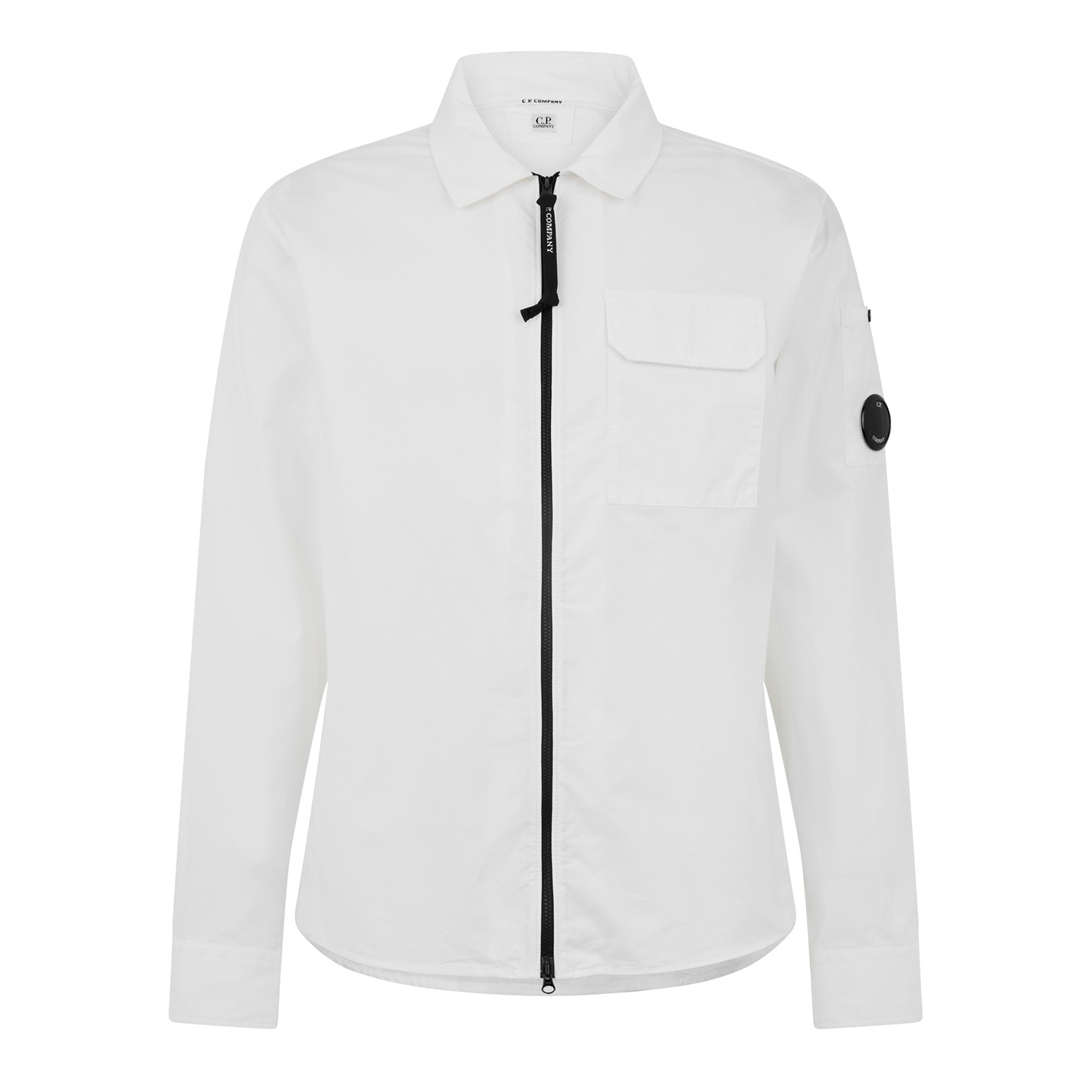 CP COMPANY | Men's Gabardine Lens Cotton Long Sleeve Overshirt