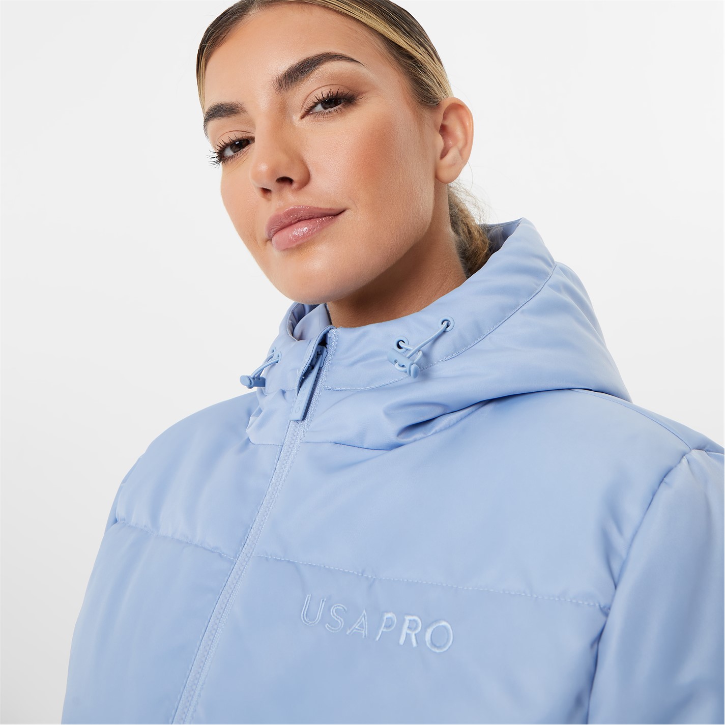 USA Pro Cropped Puffer Jacket Puffer Jackets Heavyweight FRASERS