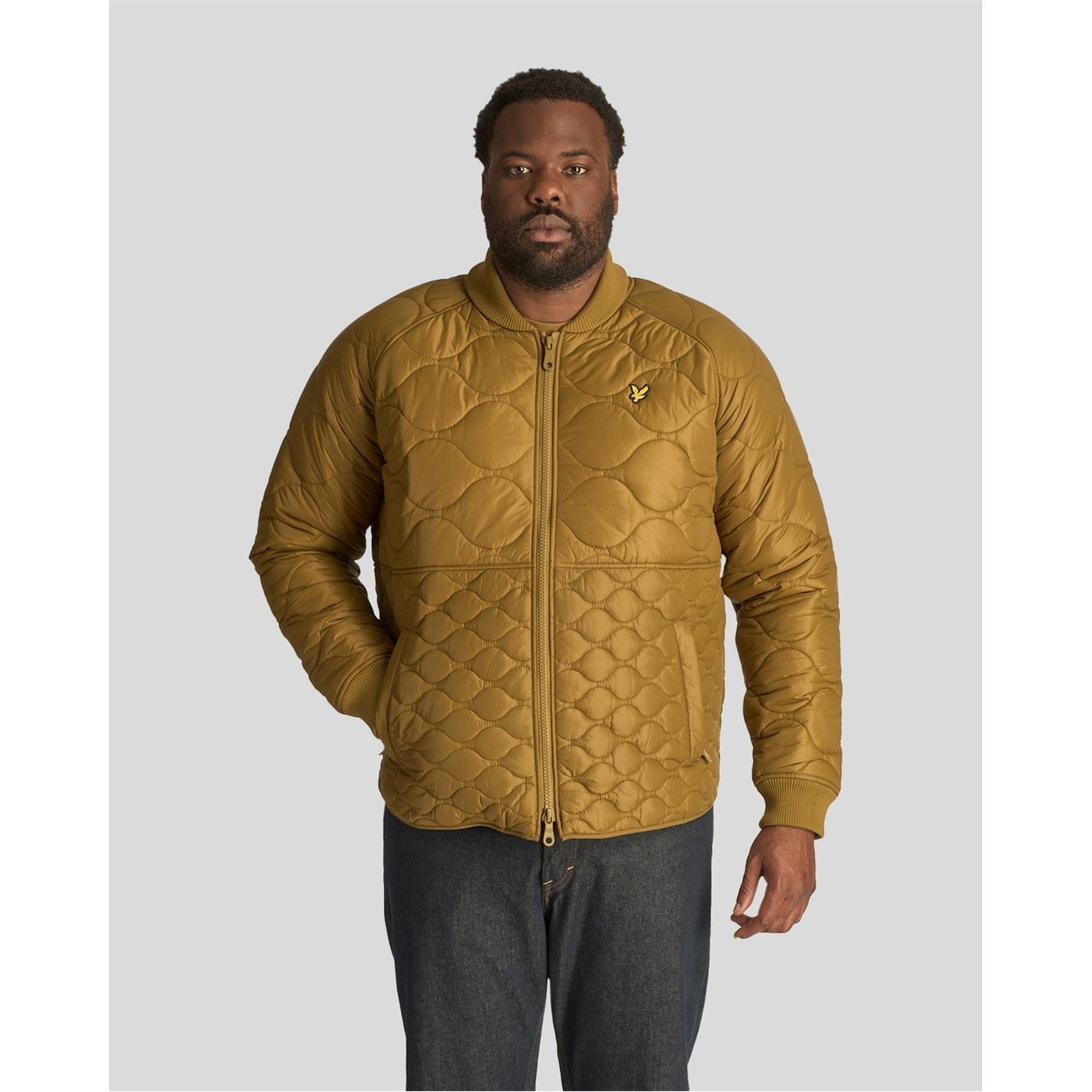 Bomber Jacket Lyle And Scott Yellow Jacket Orange Lyle And Scott