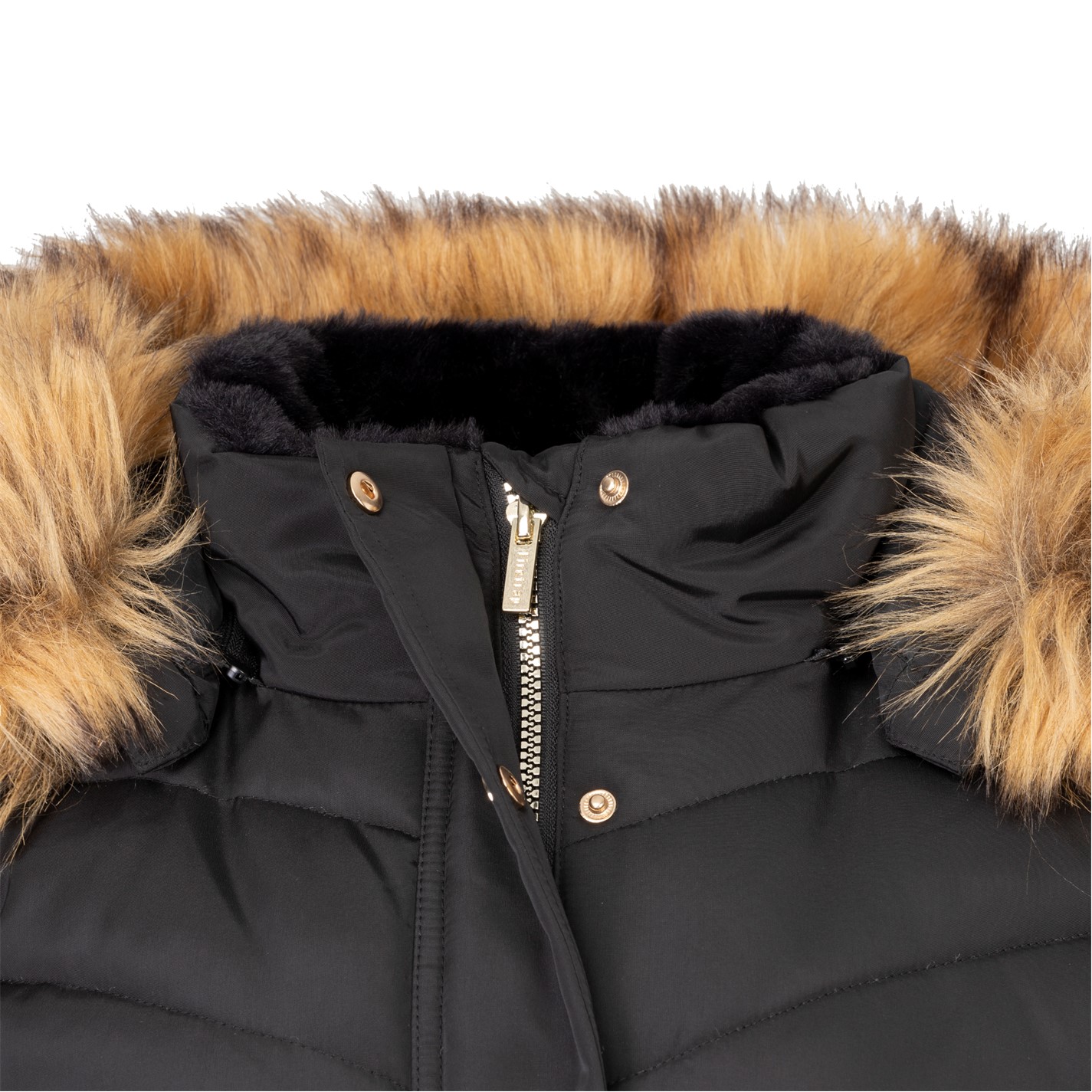 Firetrap Bubble Puffer Jacket Black House of Fraser