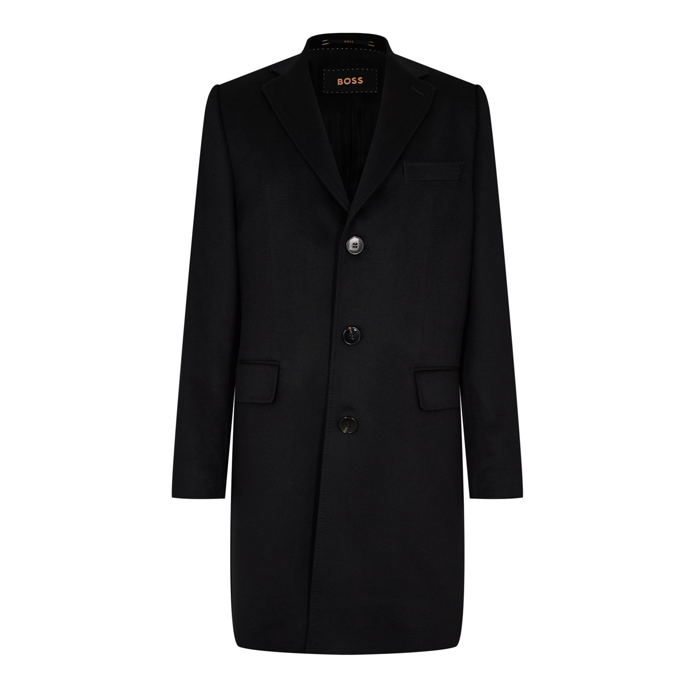 BOSS Men's H HYDE C 224 Classic Premium Wool Blend Coat