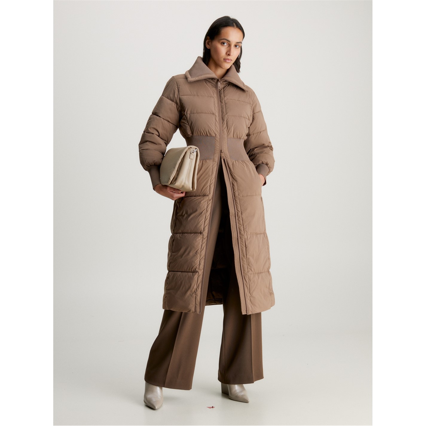 Max Mara Camelfarbener Mantel Trenchcoat Calvin Klein Mantel Camel