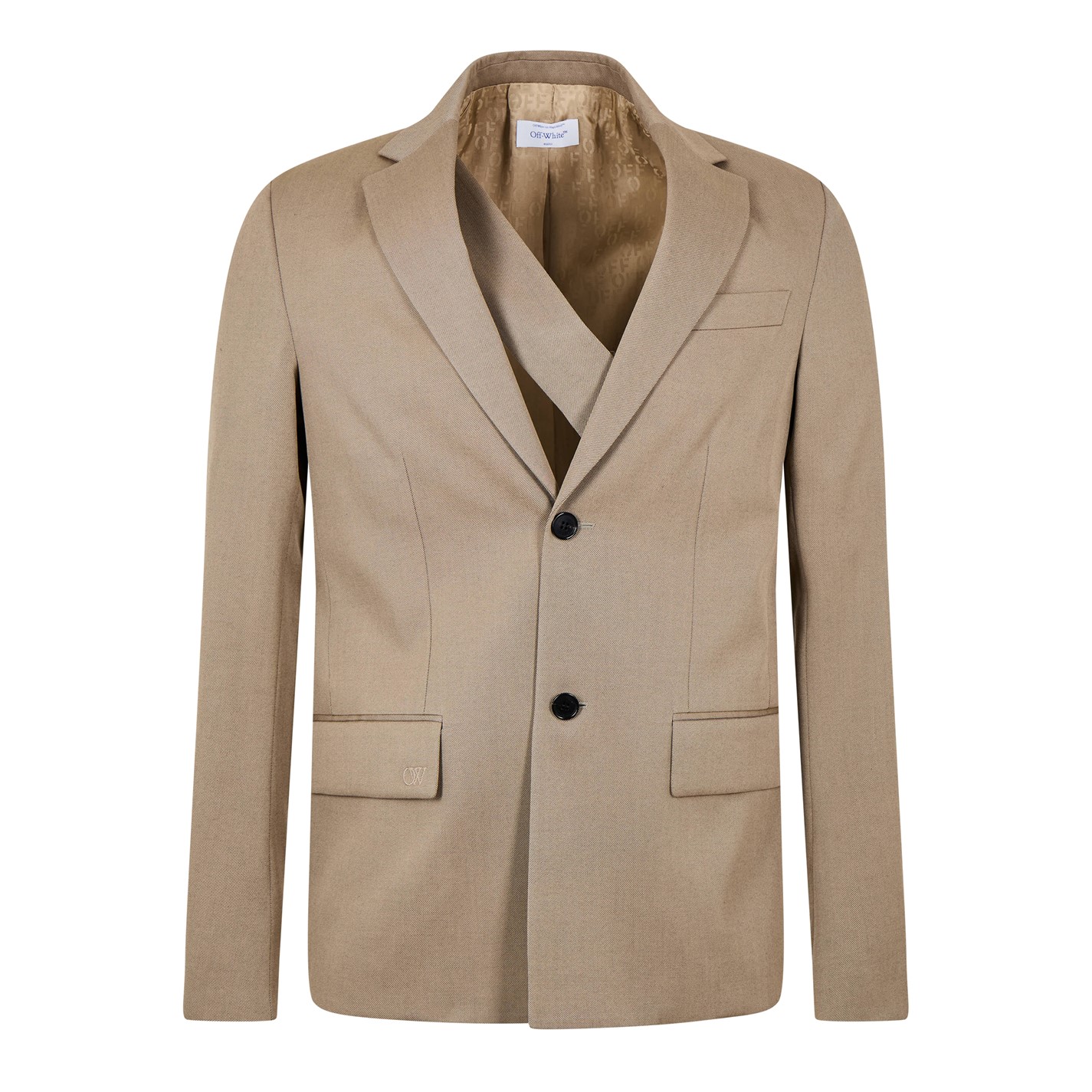 Long Sleeve Organa Blazer Off White