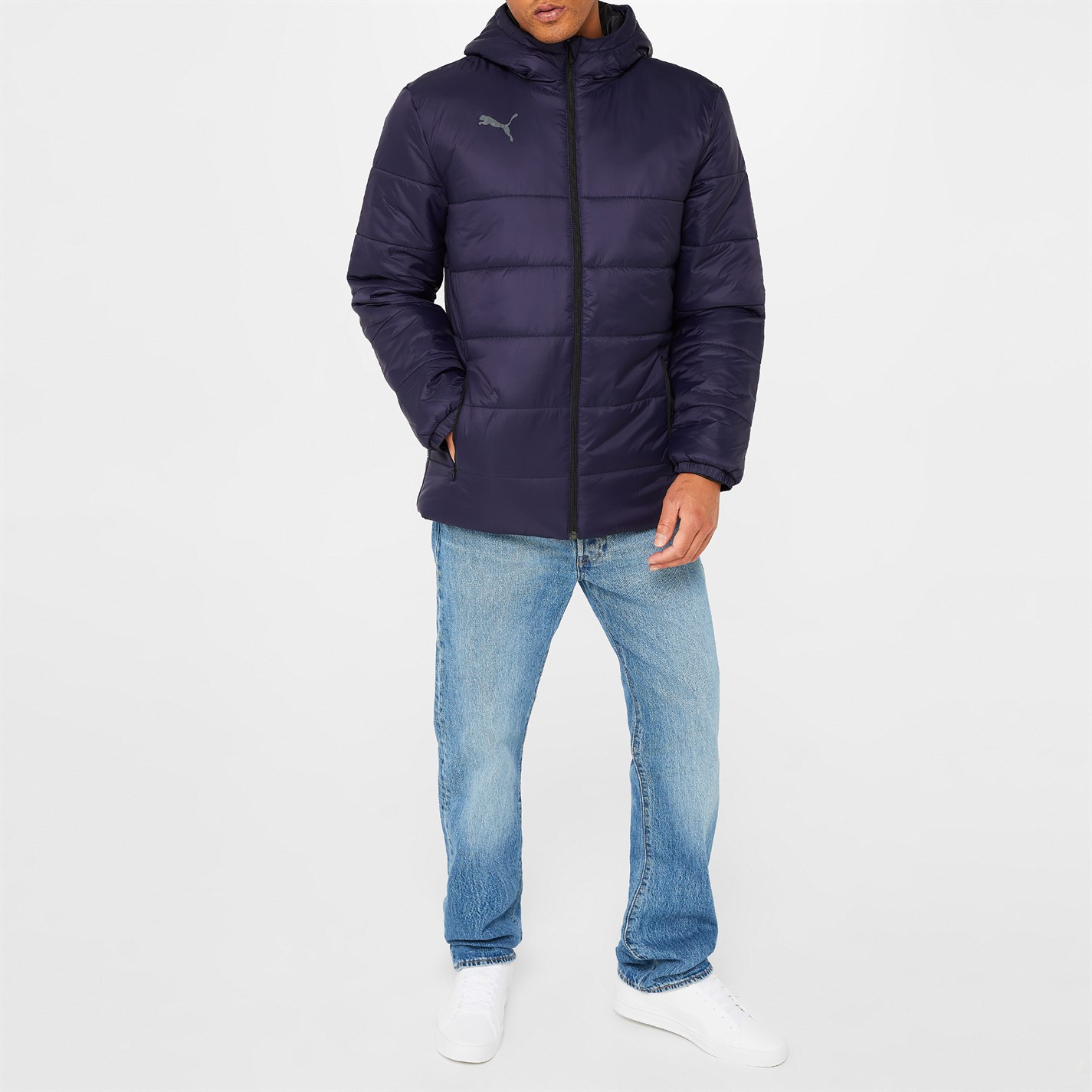 Puma | teamLIGA Padded Jacket | Peacoat/White | FRASERS Ireland