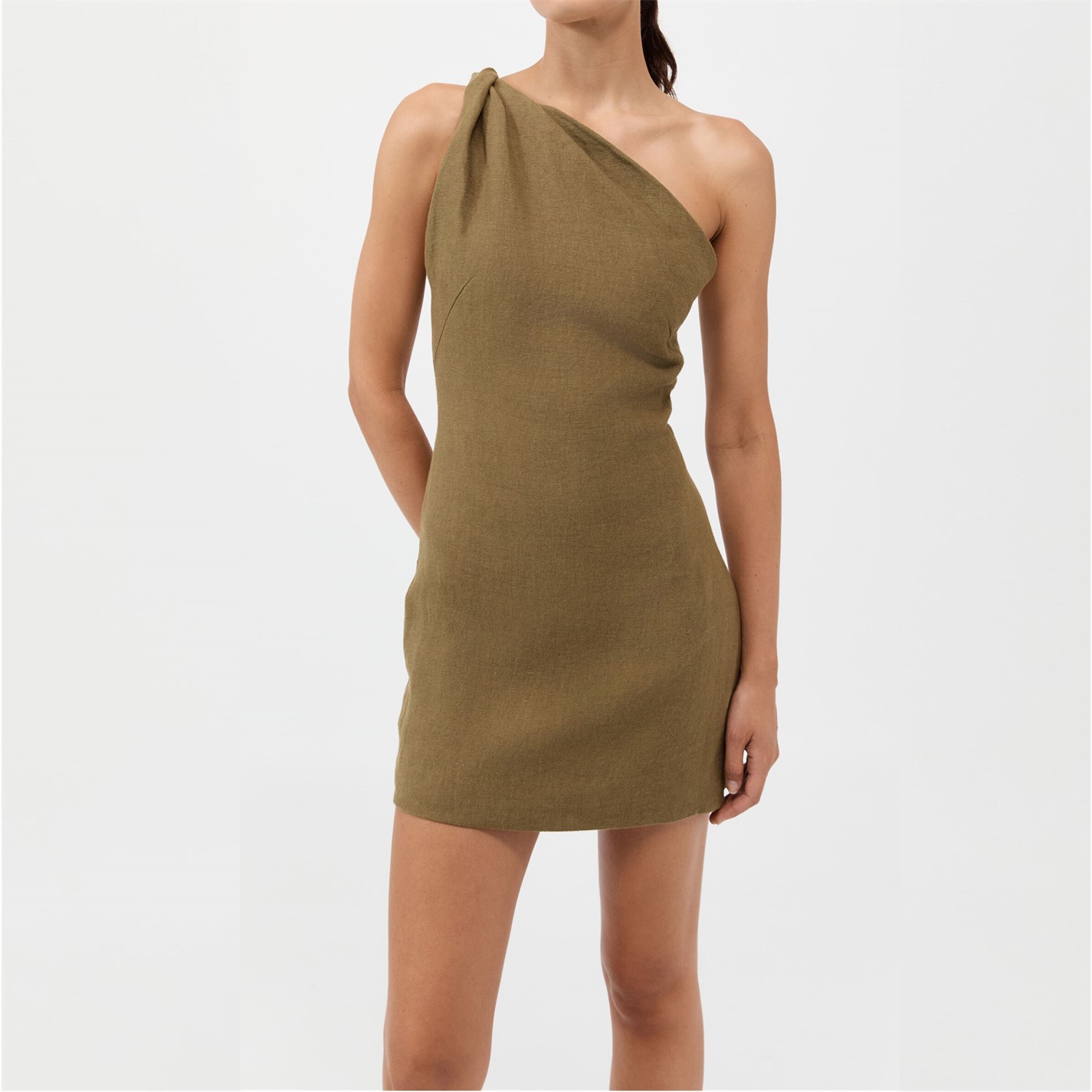 ST. AGNI | Twist Mini Dress | Olive | FRASERS Ireland ST. AGNI | Twist Mini Dress | Olive | FRASERS Ireland