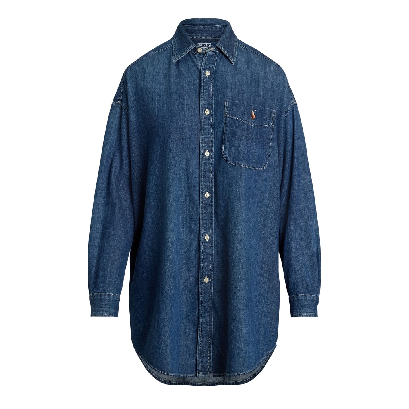'Sloan' Oversized Denim Shirt, Size XS main image 1