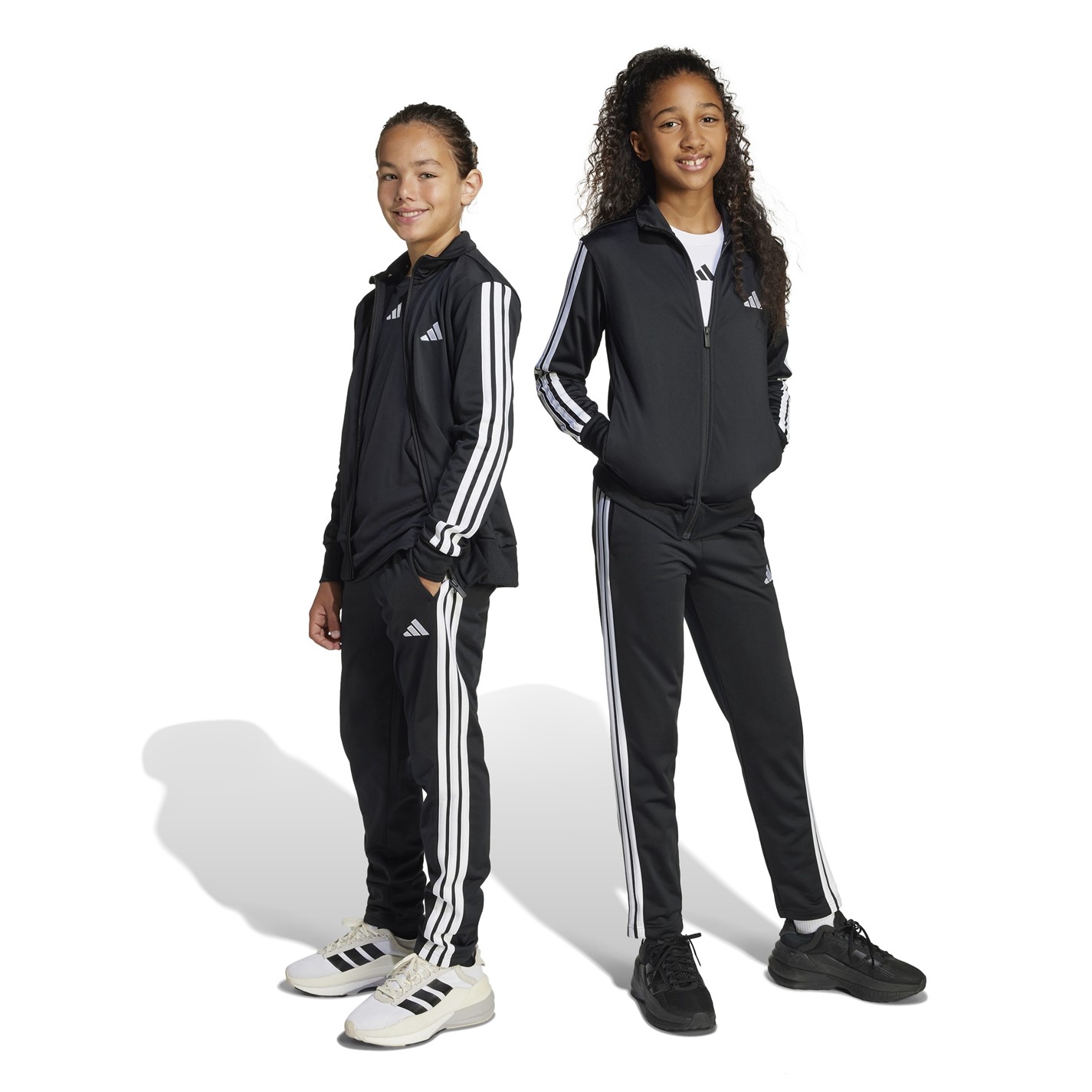 black white adidas tracksuit