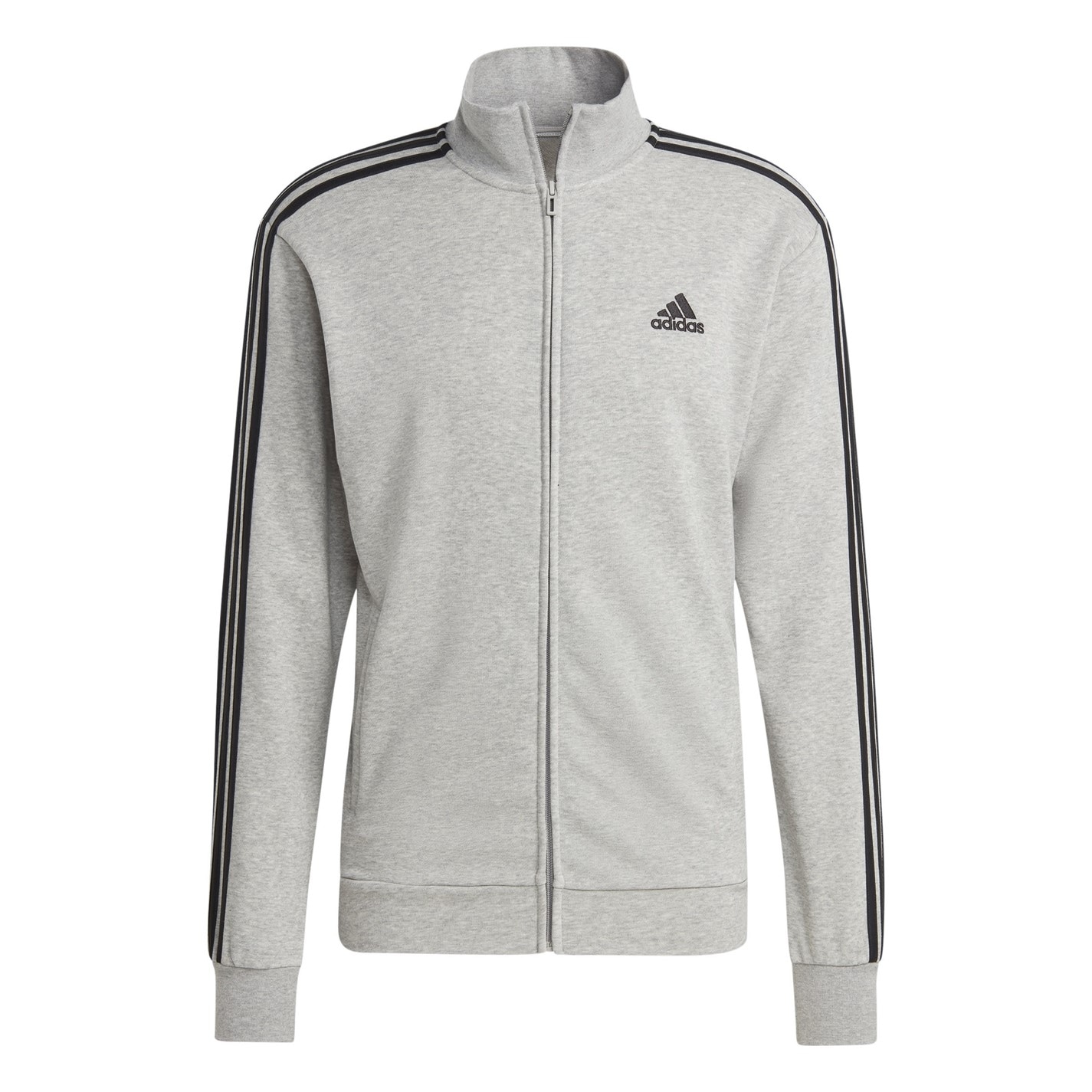 adidas Basic 3Stripes French Terry Tracksuit Mens Performance