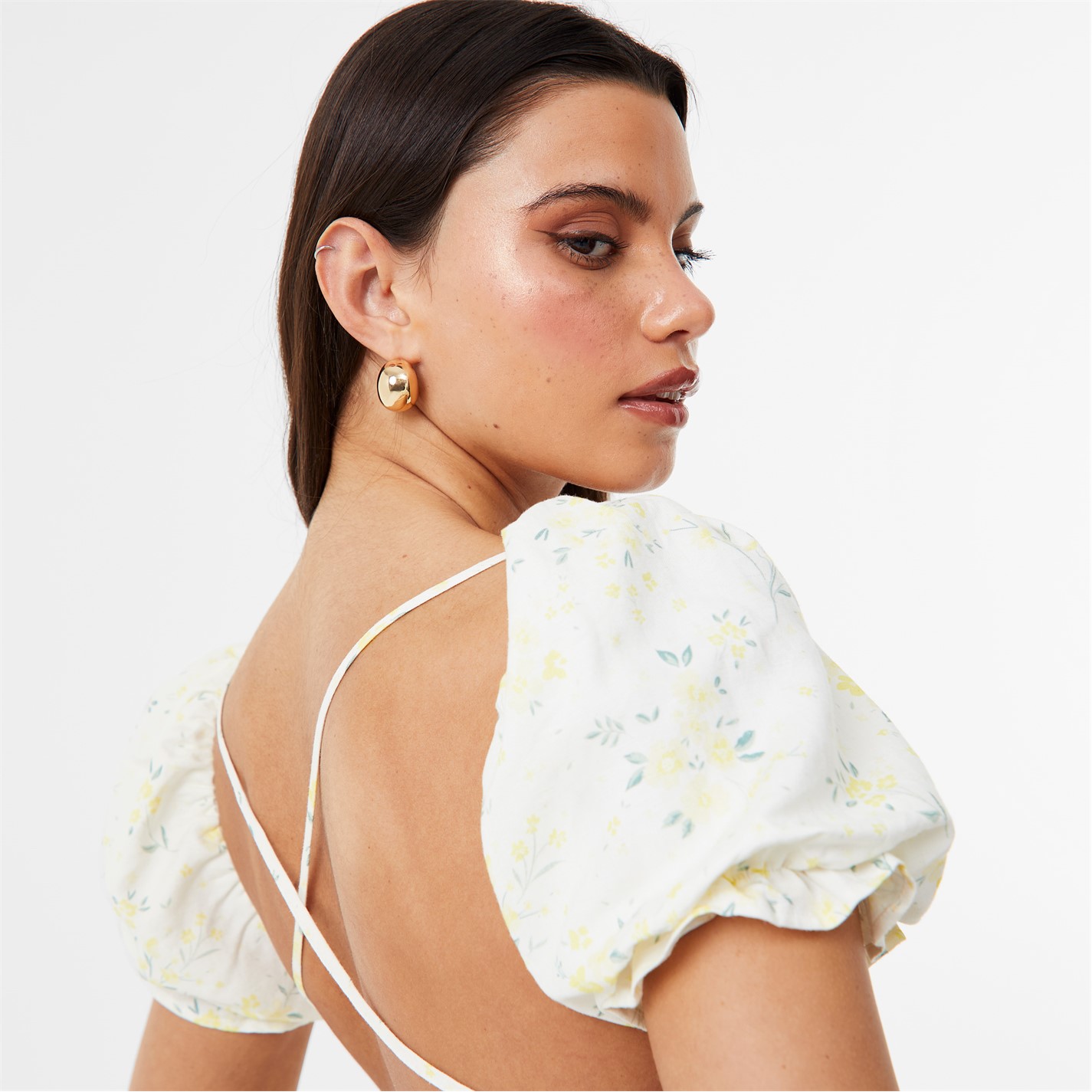 Jack Wills | Tie Back Dress | Wht/Yellw Pr | FRASERS Ireland Jack Wills | Tie Back Dress | Wht/Yellw Pr | FRASERS Ireland