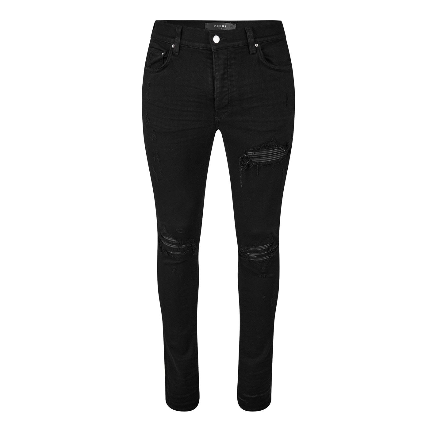 Amiri Jeans Wax Ripped Jeans WAXED TONAL MX1 JEAN Waxed Faded Black