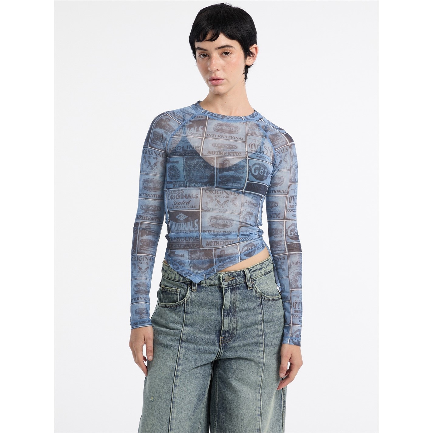 Guess Women's Long-Sleeve T-Shirt