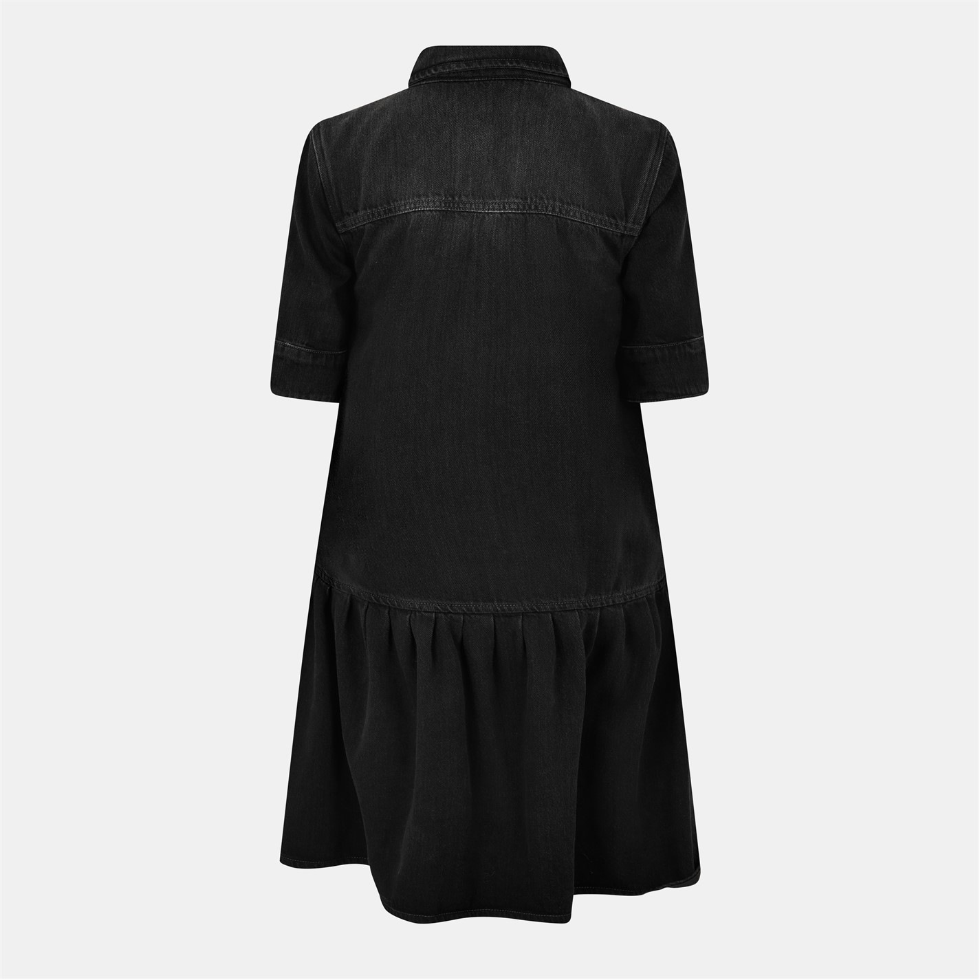 GANNI | Women's Denim Mini Dress | Black Washed | FRASERS Ireland