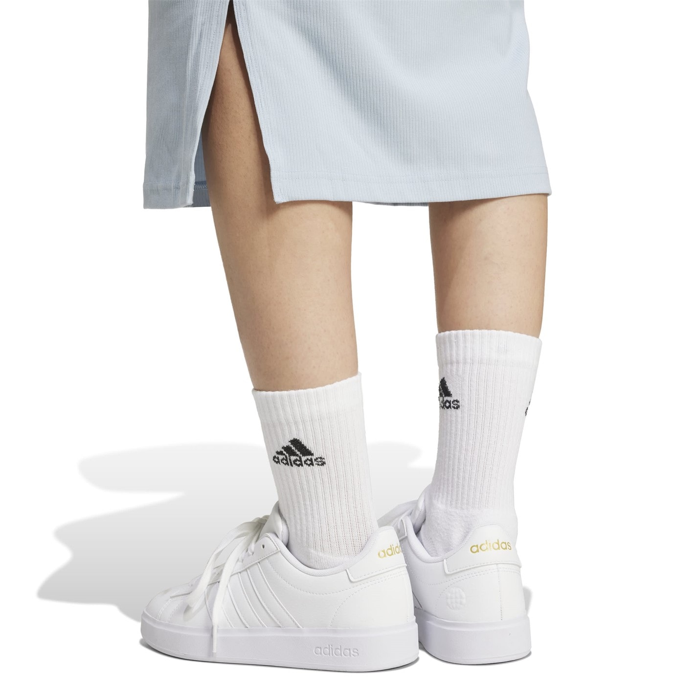 slim fit dress slacks Adidas Monogram Dress – Bold Pattern with Sporty Elegance – Trade Sports