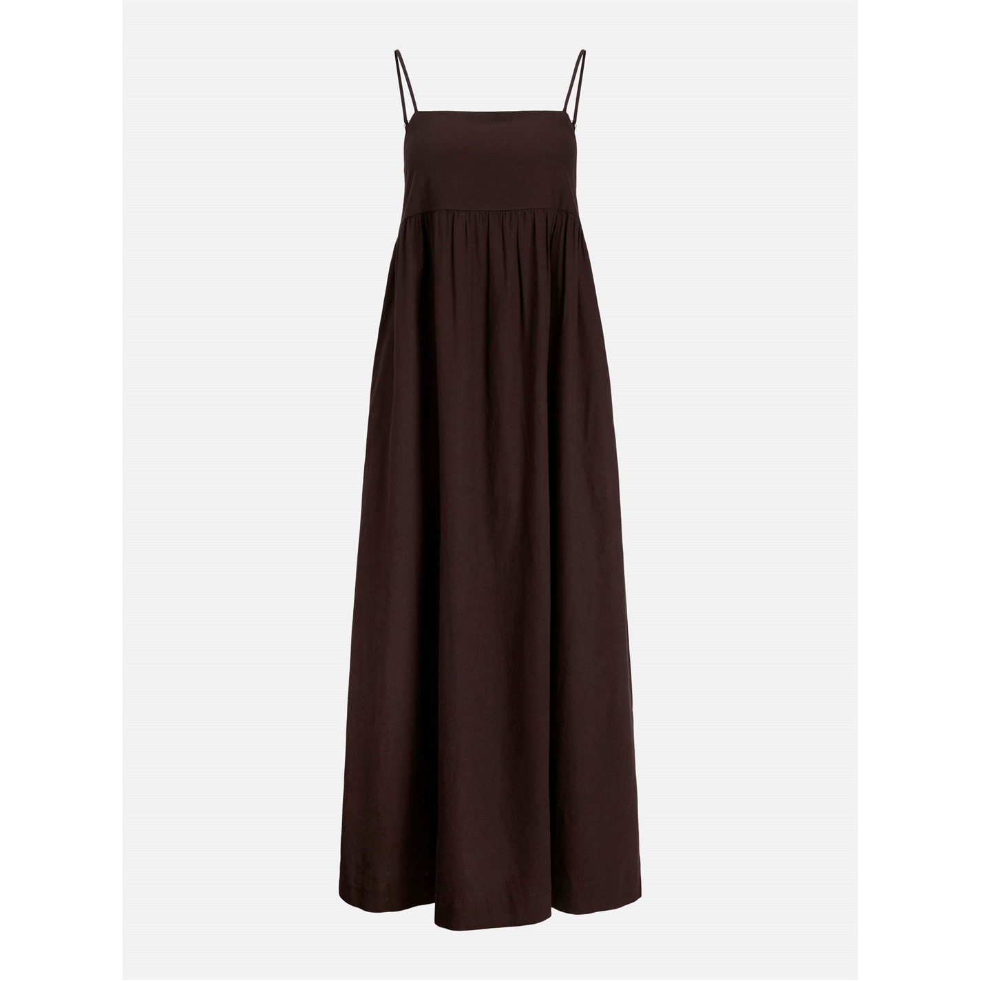 JJXX | Women's Linen Smock Dress | Seal Brown | FRASERS Ireland