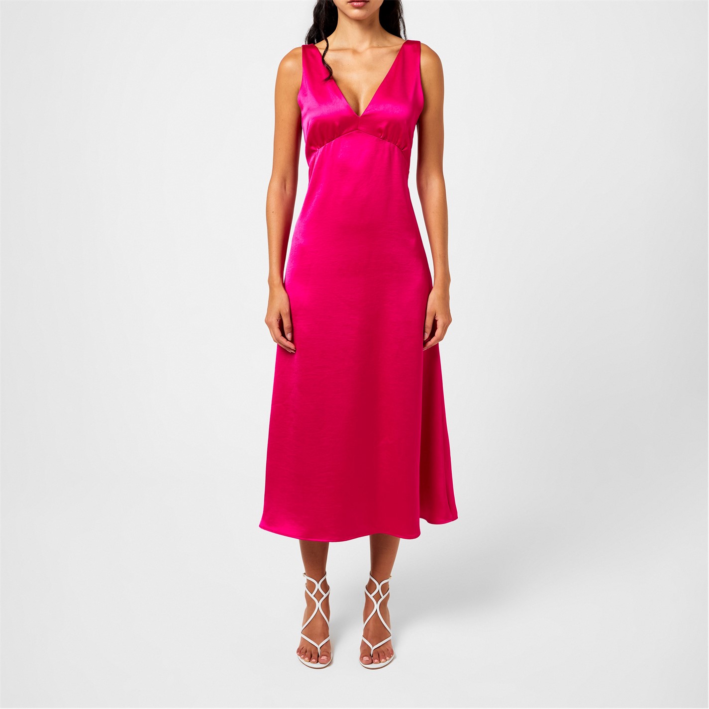 Weekend Max Mara Gambero Midaxi Dress Fuchsia FRASERS