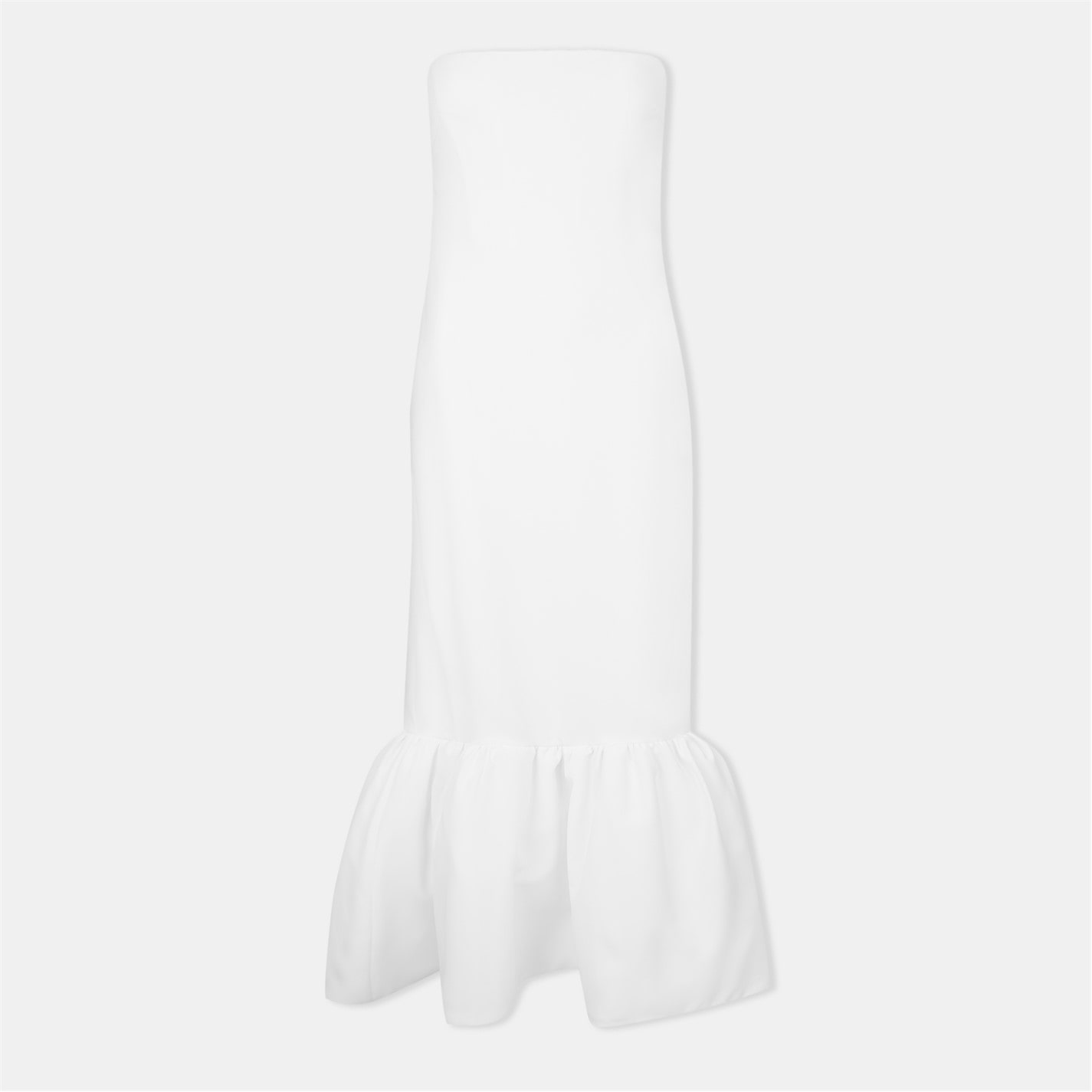 strapless open back dress Nerina Twist-Knot Strapless Peplum Top main image 0