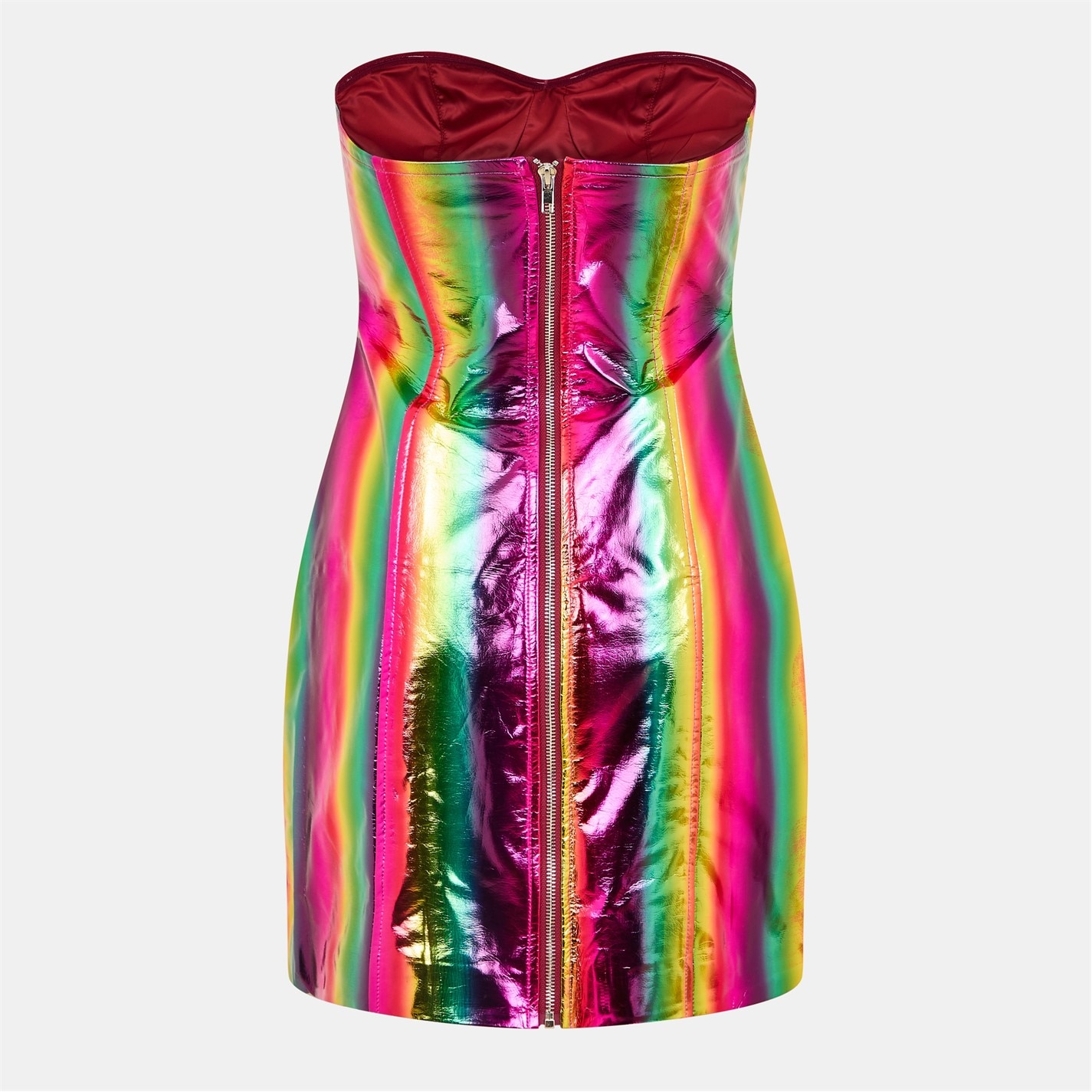 knee length dresses for ladies Women's All-Over Printed Melt Dress - Metallic Groove
