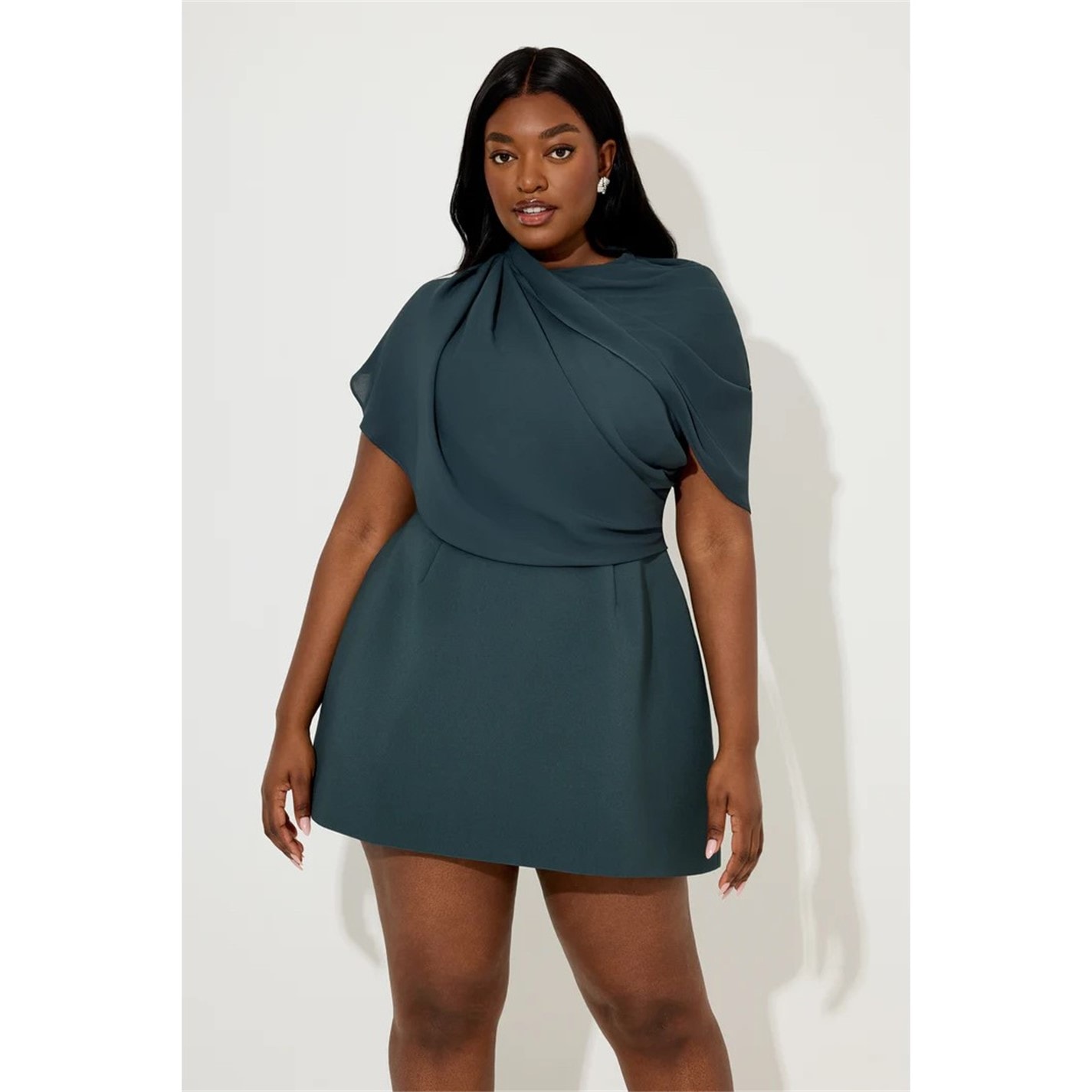 ODD MUSE | Women's Mus Gather Mini Dress | Teal | FRASERS Ireland