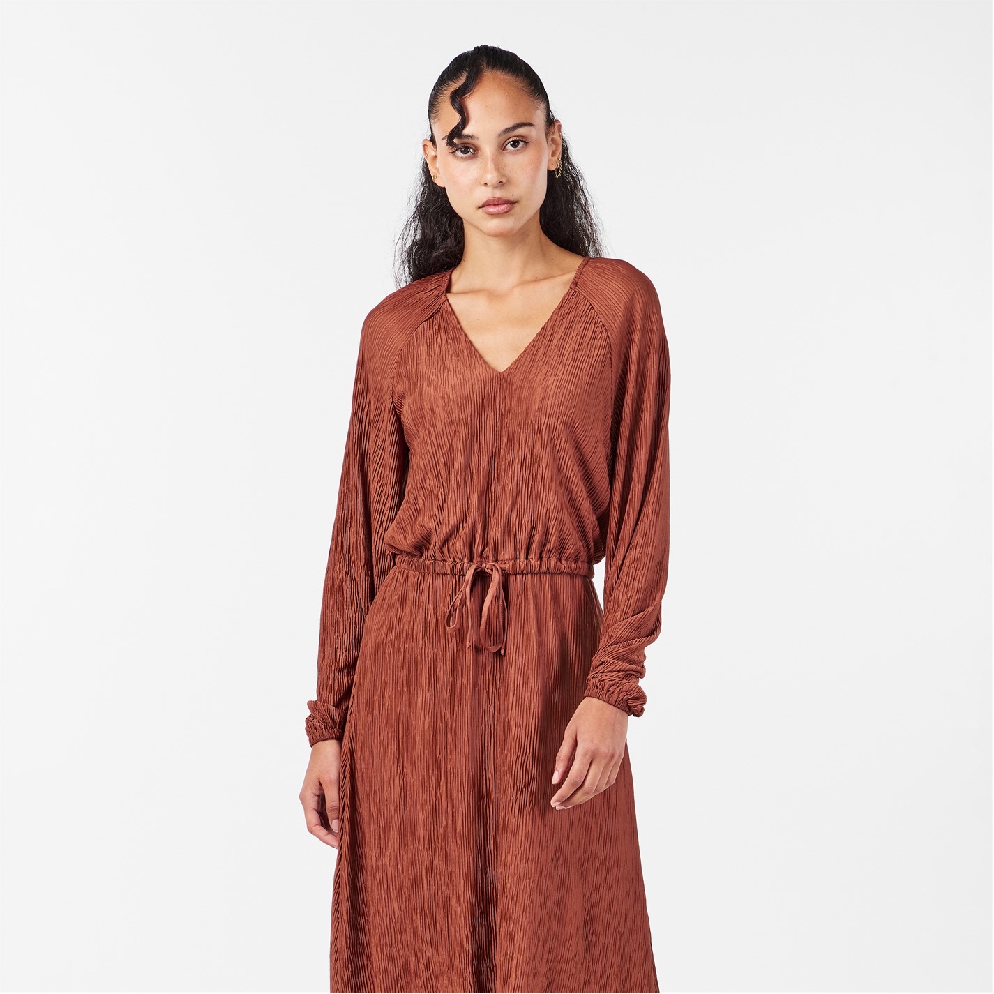 French Connection | Women's Tessa Jersey Dress | Russet Brown | FRASERS  Ireland