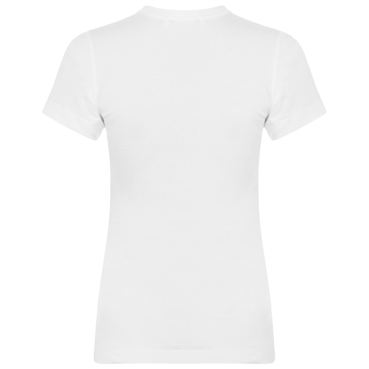 COMME DES GARCONS PLAY | Big Heart Polka-Dot T-Shirt | White/Blue