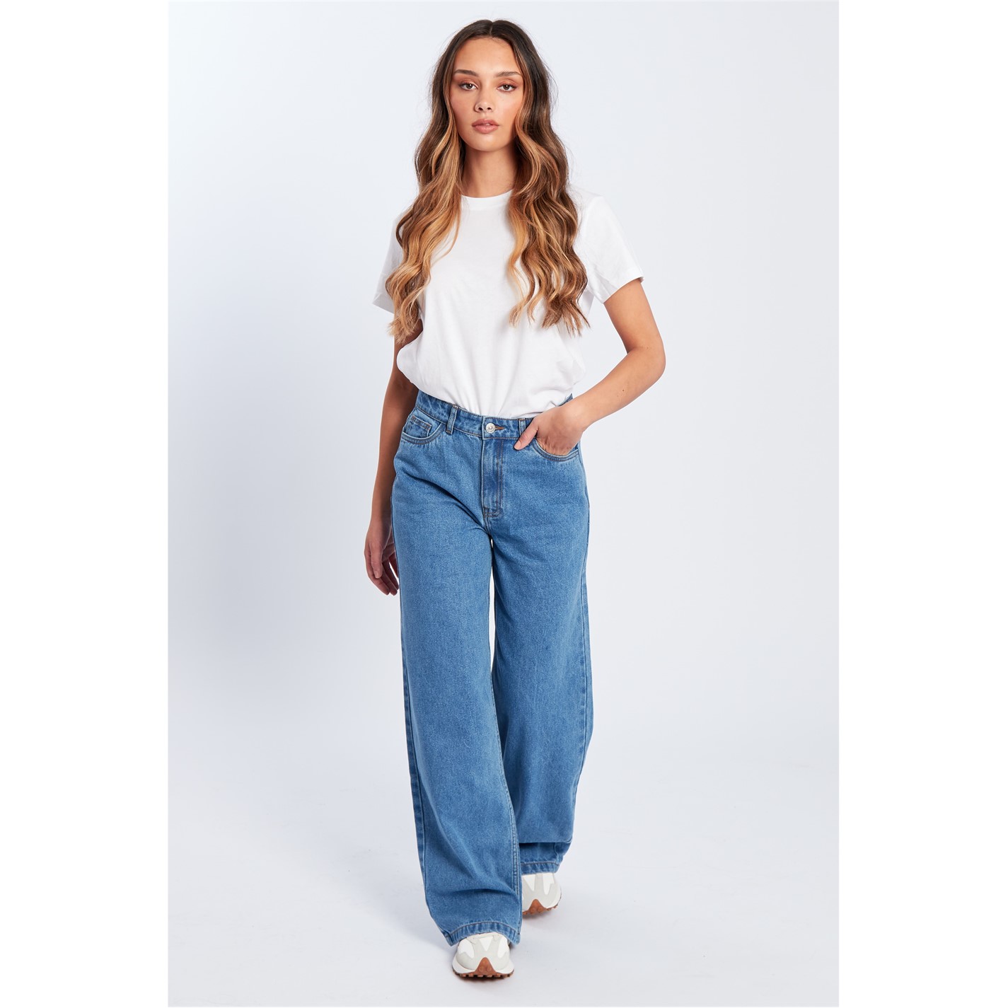 Be You Wide Leg Jeans Womens Light Wash FRASERS Ireland