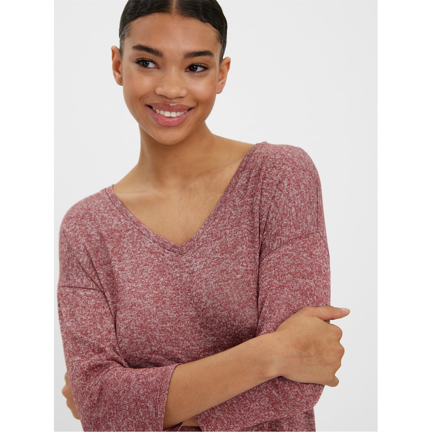 Vero Moda Brianna three quarterSweater Crew Sweaters FRASERS