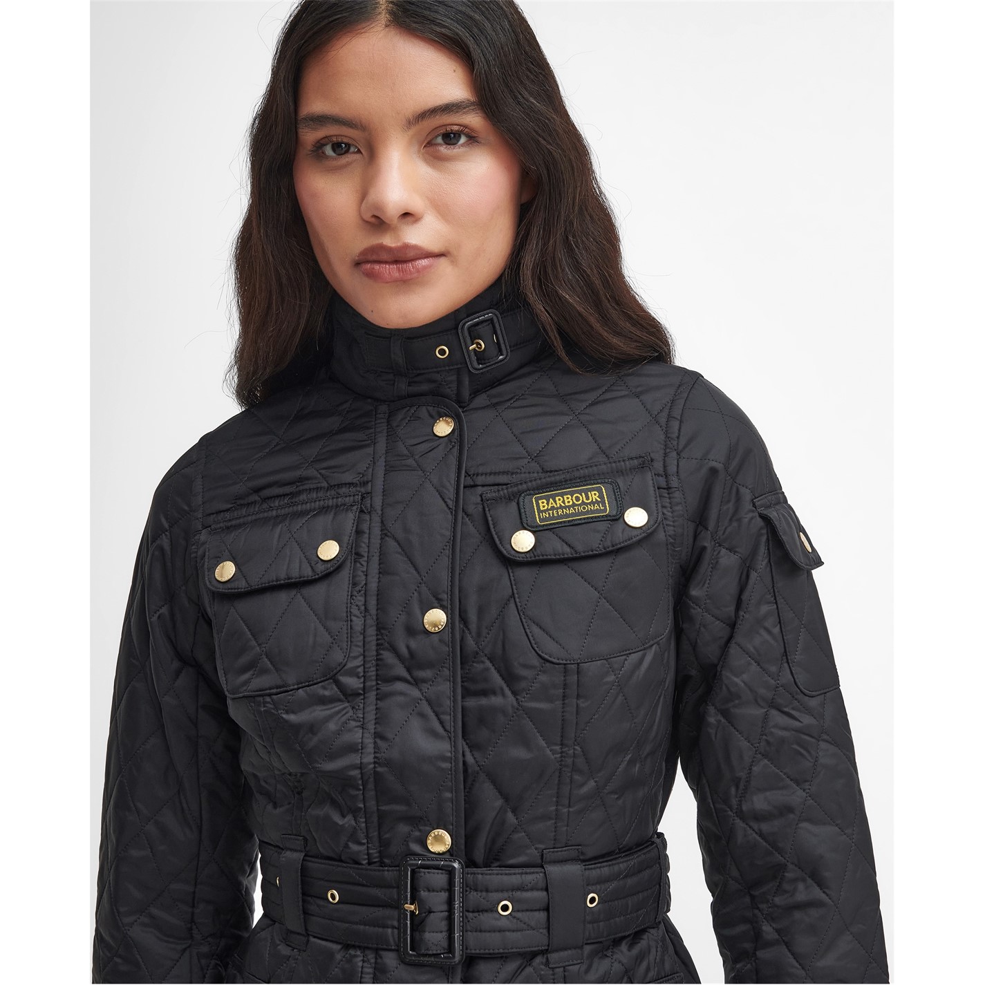 Barbour Quilted Jacket Barbour Casual Jacket Womens Black Casual