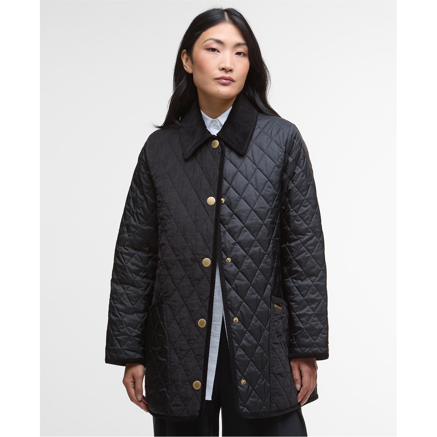 Barbour Meryl Quilted Jacket Black/Classic FRASERS Ireland