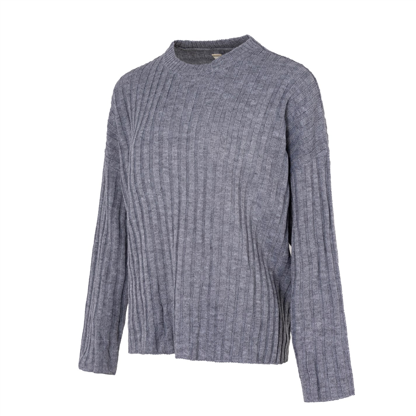 Firetrap Crew Knit Grey Marl House of Fraser