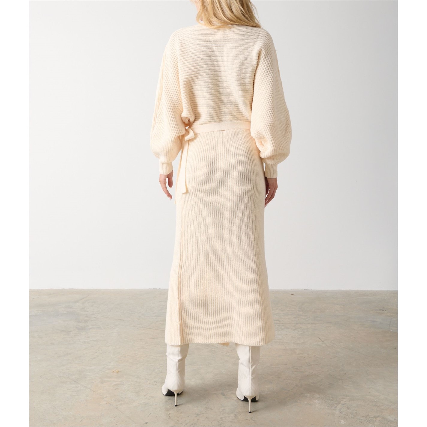 Pretty Lavish | Women's P. Aidan Wrap Knitted Jumper Dress | Cream | FRASERS Ireland Pretty Lavish | Women's P. Aidan Wrap Knitted Jumper Dress | Cream | FRASERS Ireland