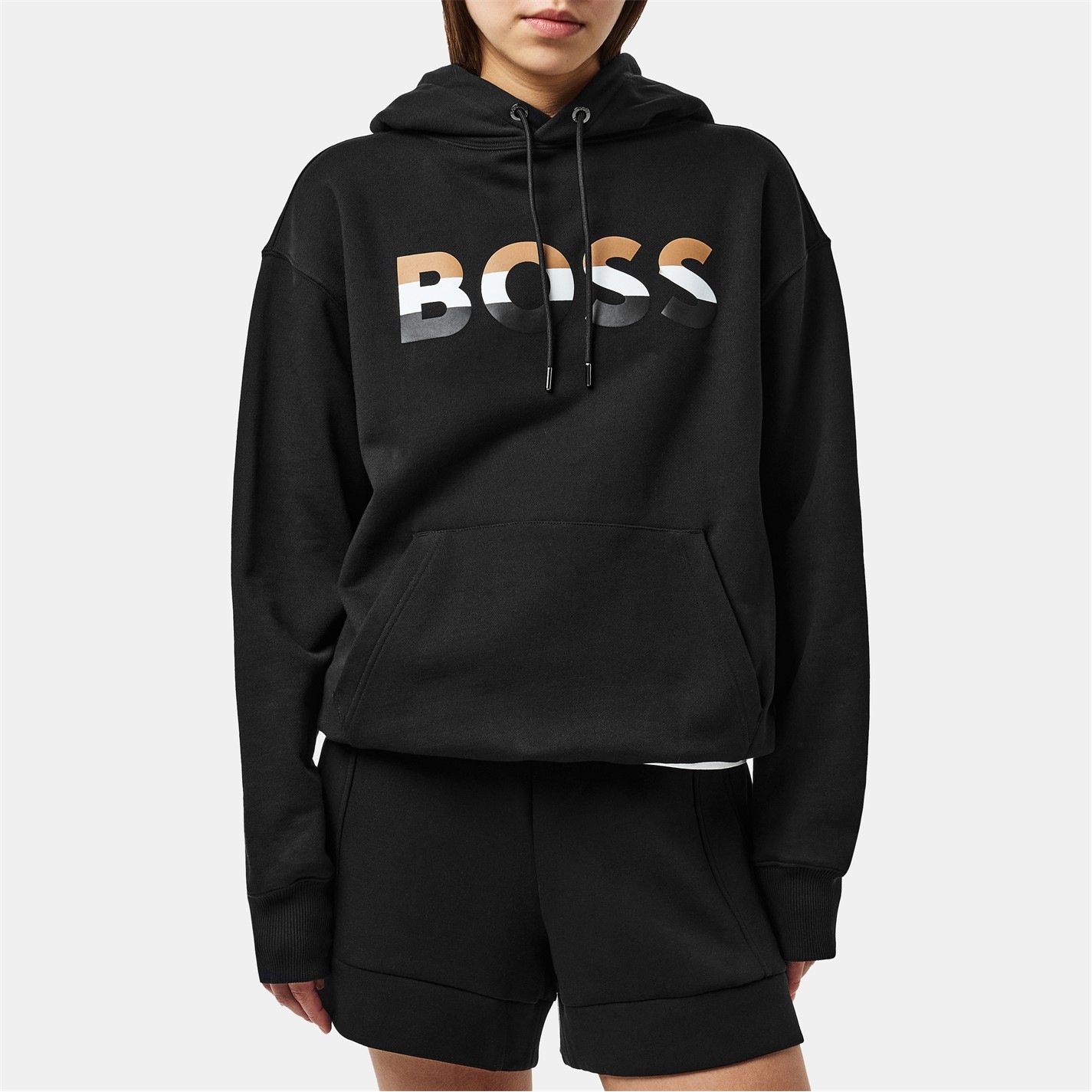 Boss | Embroidered Logo Zip-Up Hoodie | Zip Hoodies