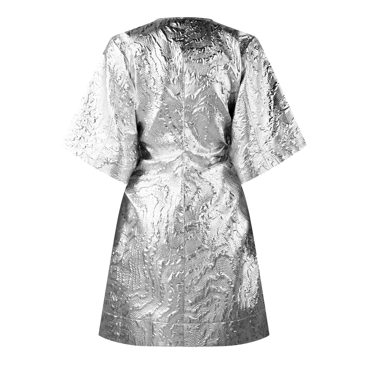 Sequin Dress Ganni Silvery Wrap Dress Ganni Sonora Sequin Dress