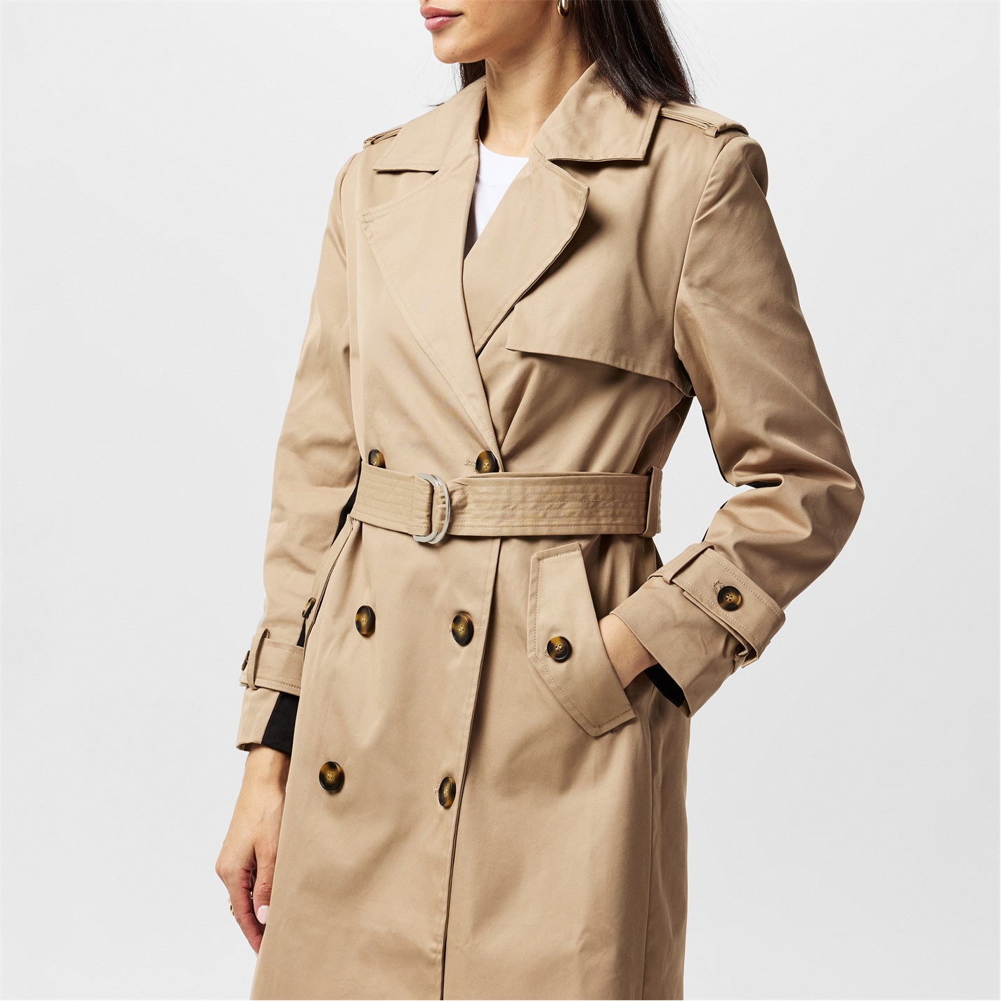 French Connection Trench Coat Women French Connection Coco Twill