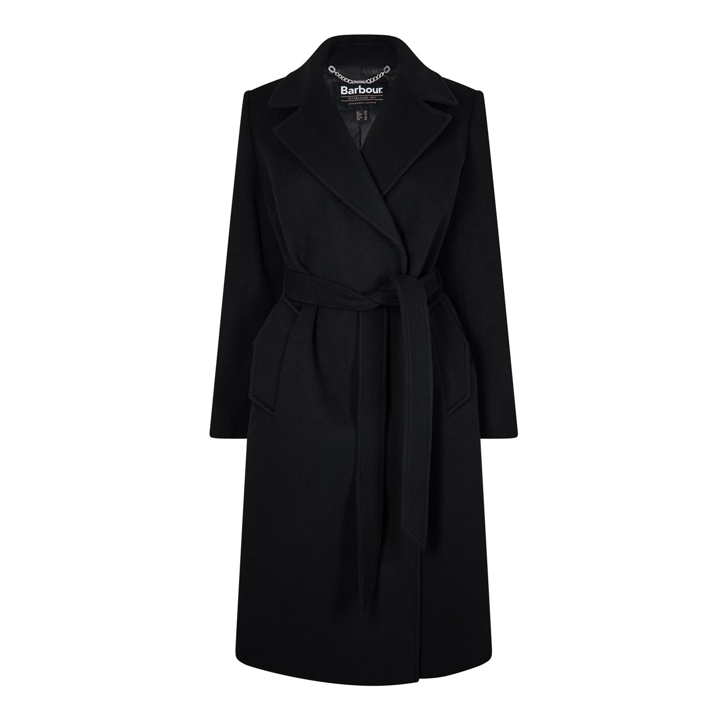 Barbour Clodagh Wool Trench Coat Overcoats FRASERS Ireland