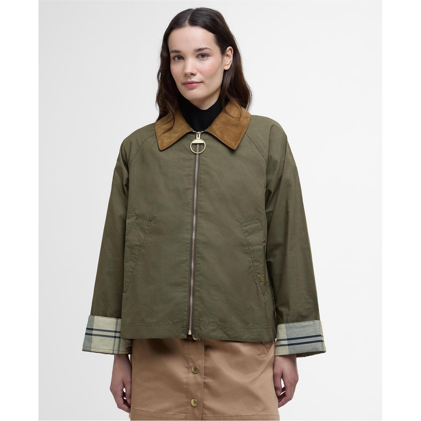 Barbour | Women's Catlin Showerproof Cotton Long Sleeve Rain