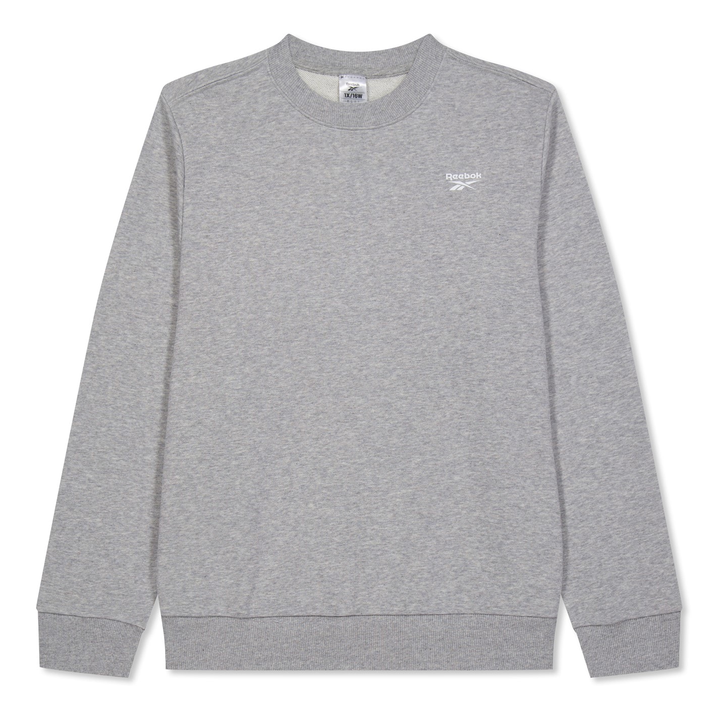 Reebok Identity Small Logo French Terry Crew Sweatshirt Med