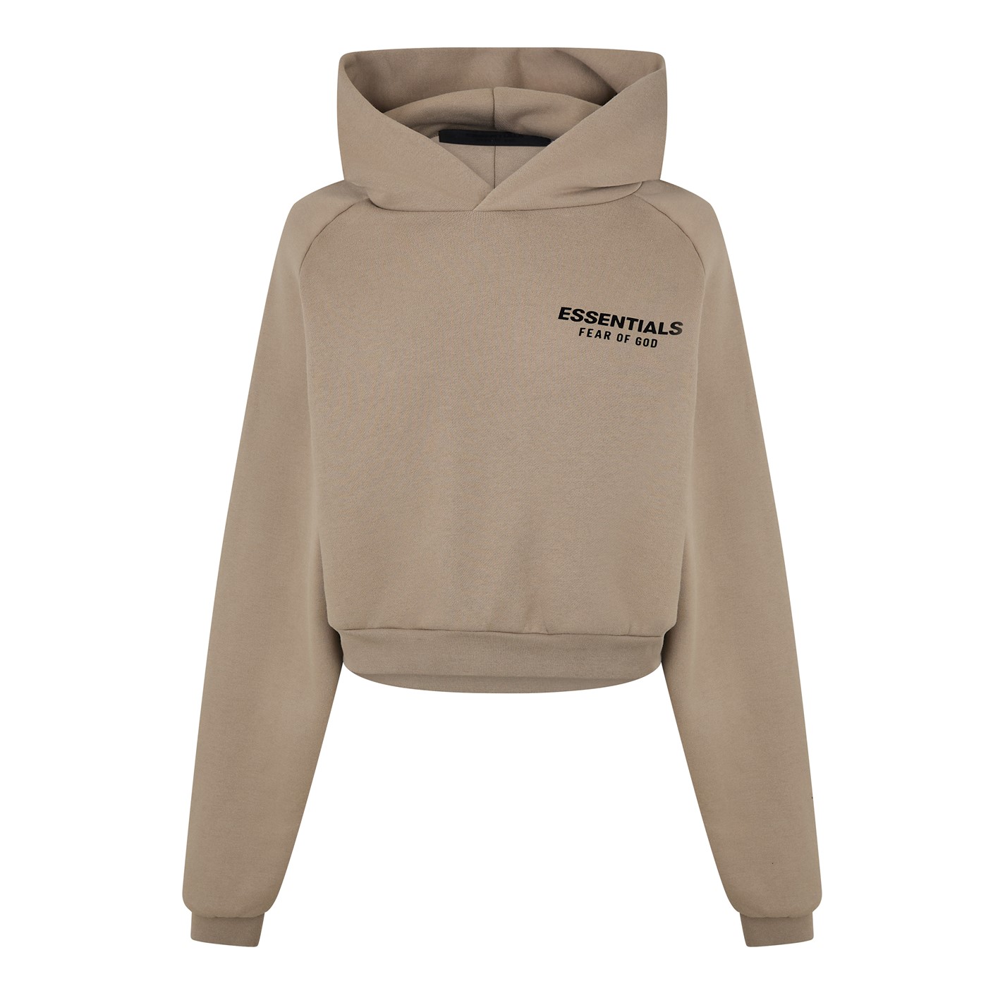 FEAR OF GOD ESSENTIALS | Back Logo Over The Head Hoodie | Desert 