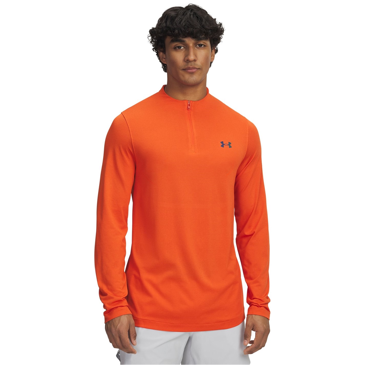 Mens Skincare Orange Under Armour Long Sleeve Shirt Under Armour