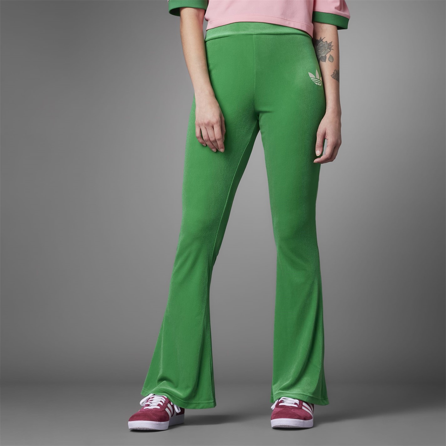 adidas flared joggers