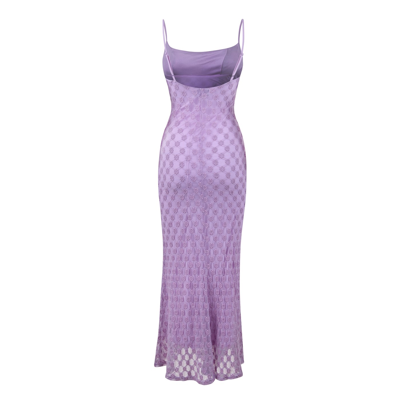 Bardot Adoni Mesh Midi Dress Lilac FRASERS Ireland