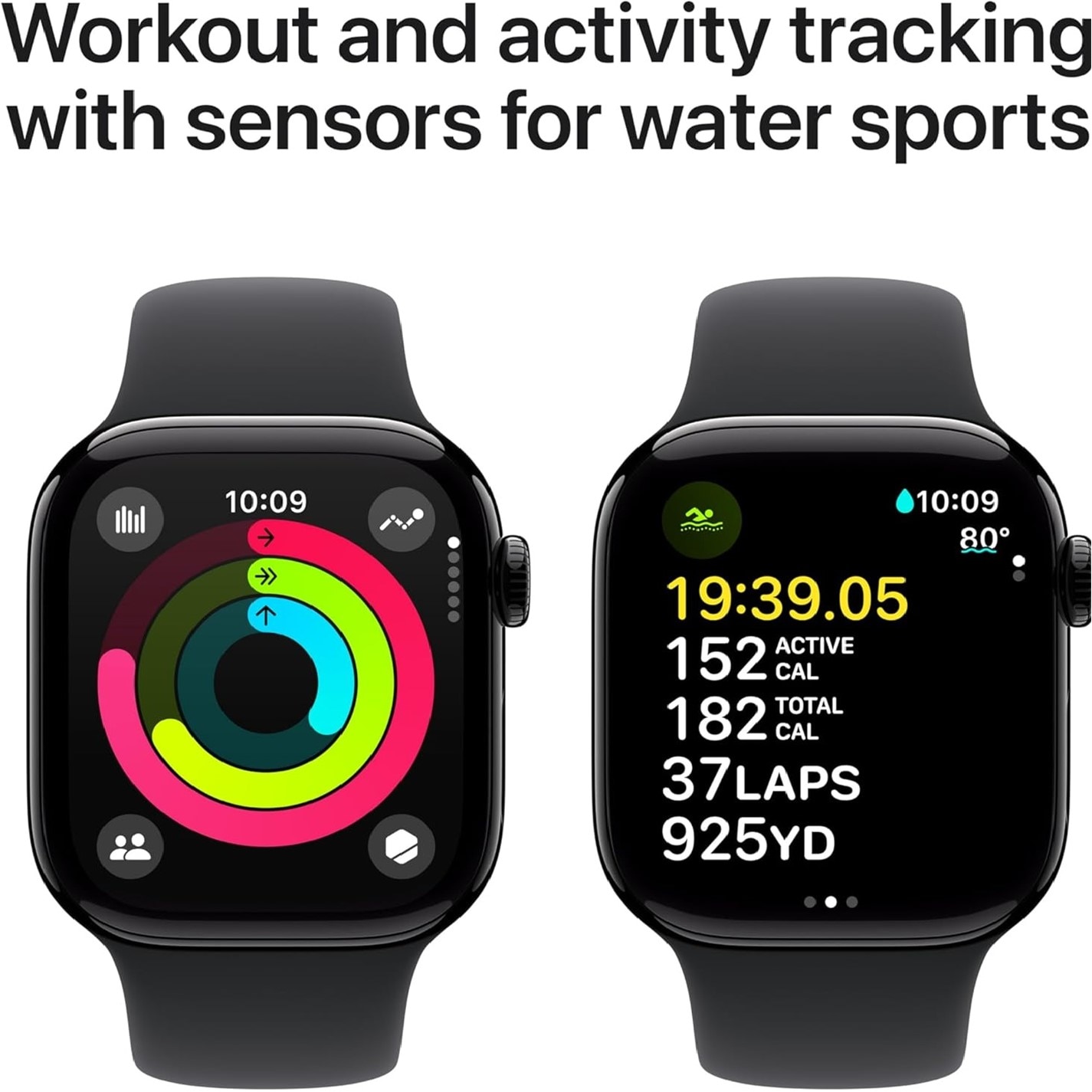 Aluminum Case Apple Watch SÃ©rie Amazon Ecg Sur Apple Watch Se Apple Watch  Series 10 [GPS 46 Mm] Jet Black