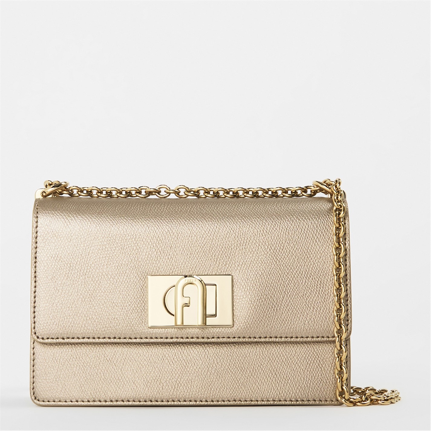Furla | 1927 Mini Crossbody Bag | Champagne | FRASERS Ireland
